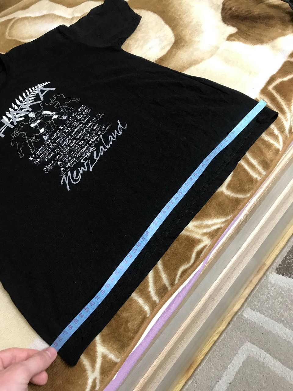 All Blacks 🔥 New Zealand Allblacks Rugby Haka Song A448 T Shirt Vintage Size US M / EU 48-50 / 2 - 9 Thumbnail