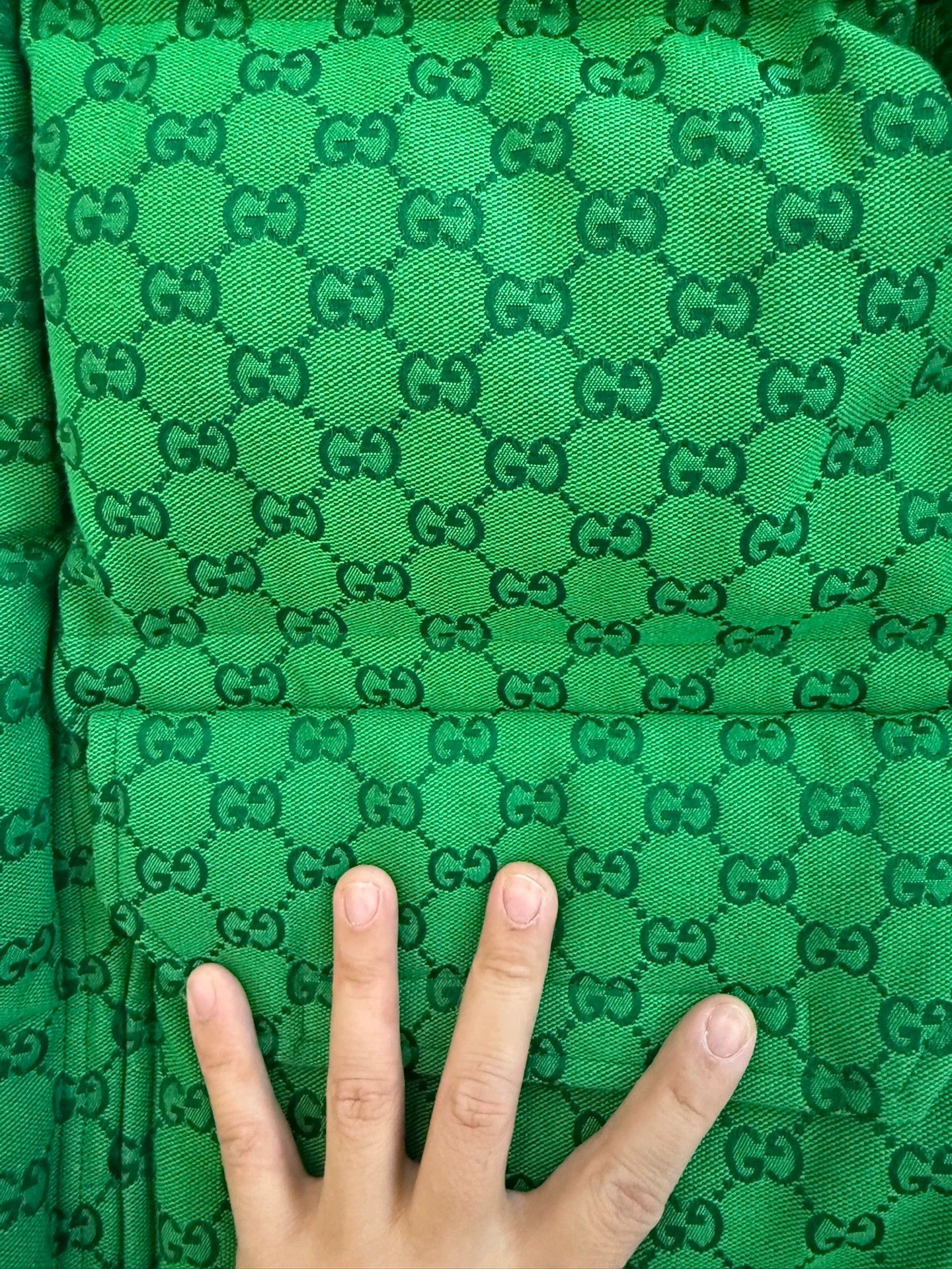 Gucci Gucci All Over Logo Collab Down Jacket Green Limited XS Size US XS / EU 42 / 0 - 3 Thumbnail