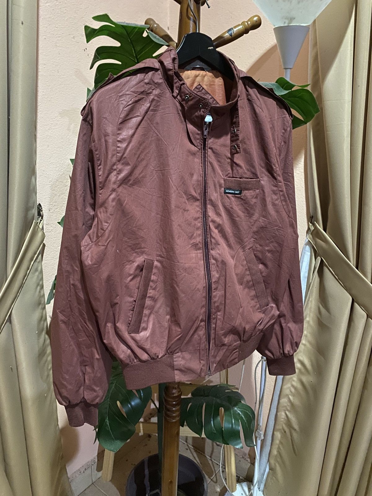 Members Only Vintage Members Only Europe Craft Jacket Brown HongKong Made Size US M / EU 48-50 / 2 - 5 Thumbnail