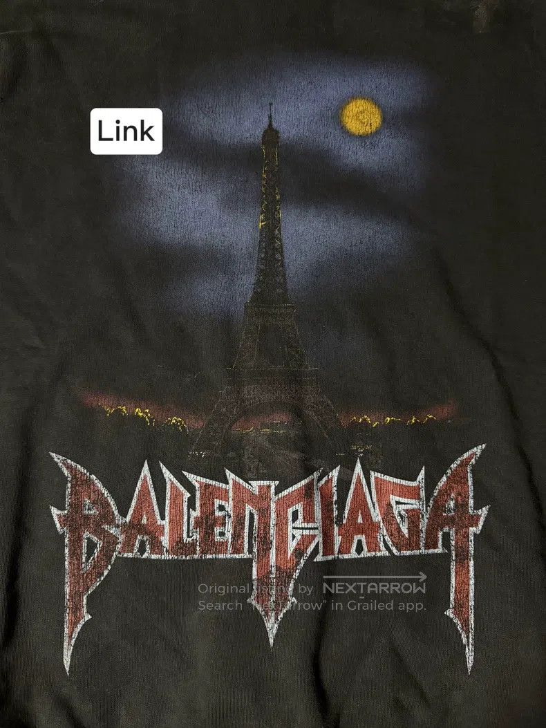 Balenciaga Balenciaga Eiffel Tower Sweatshirt Size US M / EU 48-50 / 2 - 2 Thumbnail