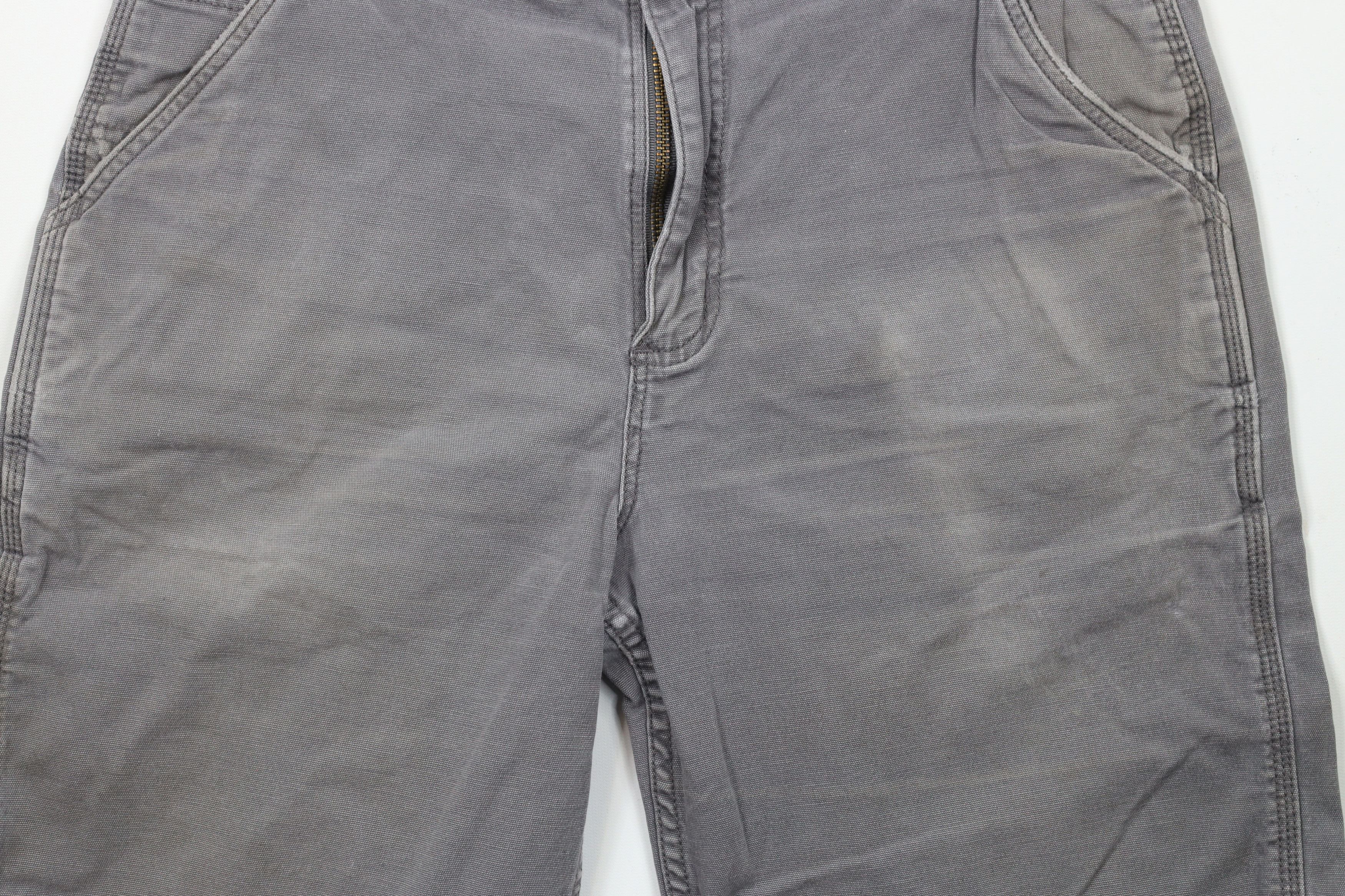 Carhartt × Vintage Vintage Carhartt Out Relaxed Fit Stretch Canvas Shorts Gray Size US 34 / EU 50 - 3 Thumbnail
