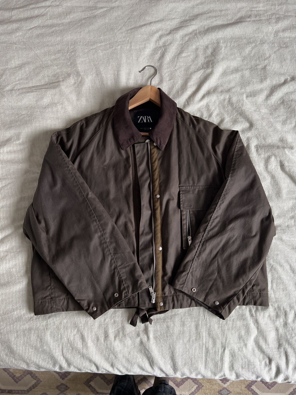 Zara Zara Collared Jacket Size XXL / US 16-18 / IT 52-54 - 1 Thumbnail