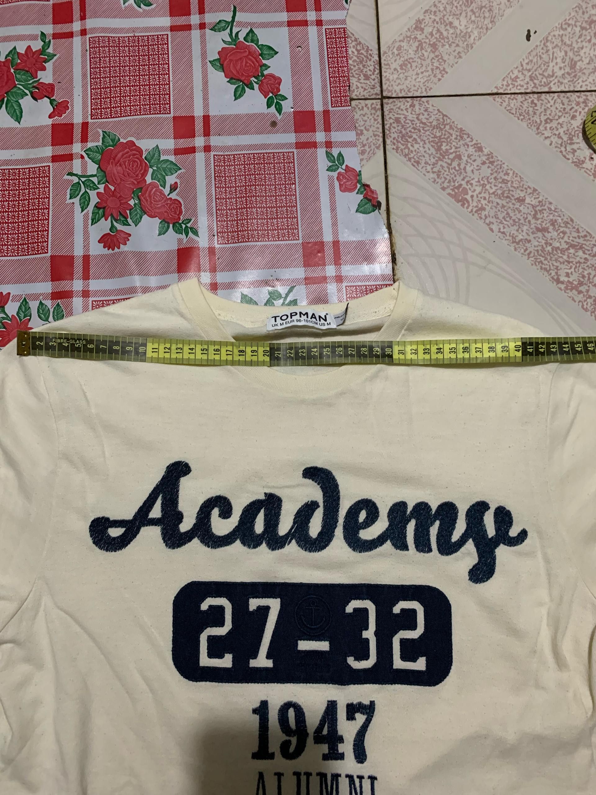 Designer single stich Topman academy 1947 alumni Made in mauritius Size US M / EU 48-50 / 2 - 2 Thumbnail