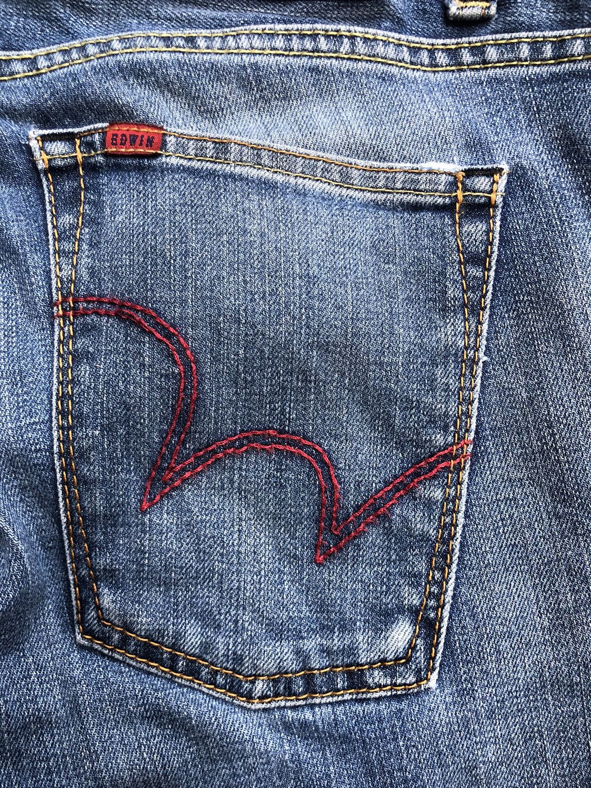 Edwin Vintage Japanese BlueTrip Edwin 503 Distressed Jeans Size US 34 / EU 50 - 14 Thumbnail