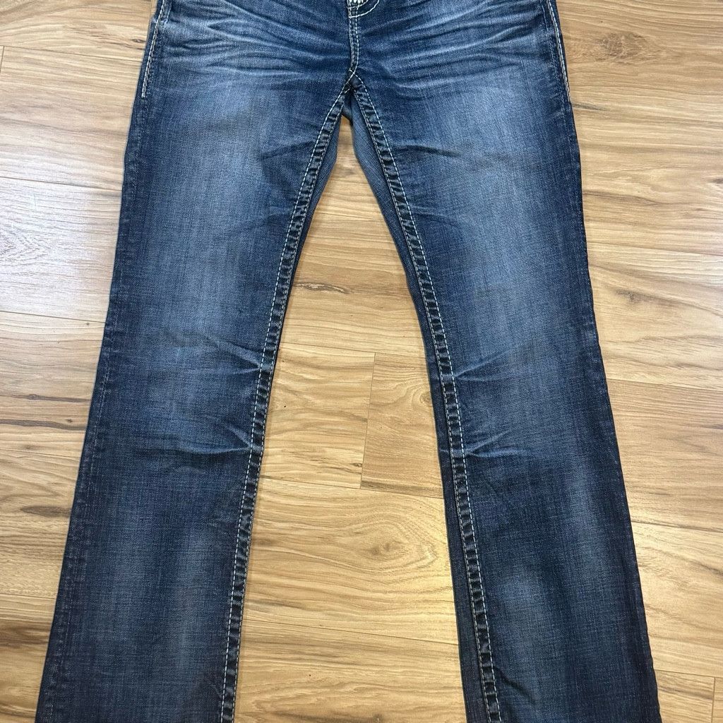Big Star Big Star Women’s Bootcut Jeans 31x31 Distressed Size 24" / US 00 / IT 34 - 1 Thumbnail