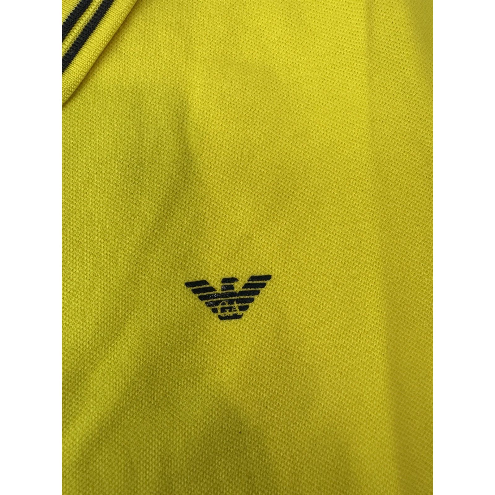 Emporio Armani Emporio Armani Yellow Logo Eagle Polo Shirt Size 16A Small Size US S / EU 44-46 / 1 - 2 Thumbnail