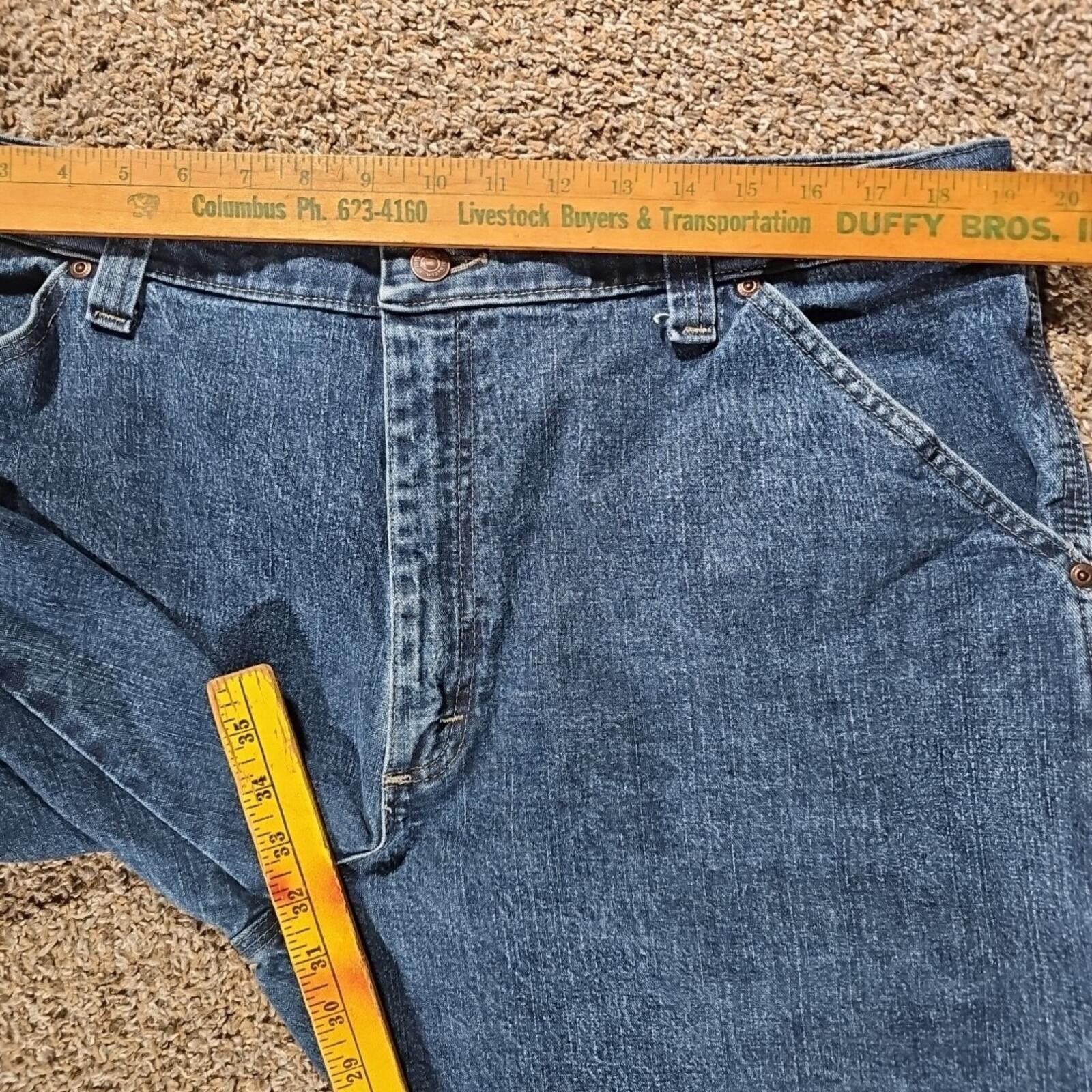 Wrangler Wrangler 38x32 Straight Cut Carpenter Jeans Size US 38 / EU 54 - 4 Thumbnail