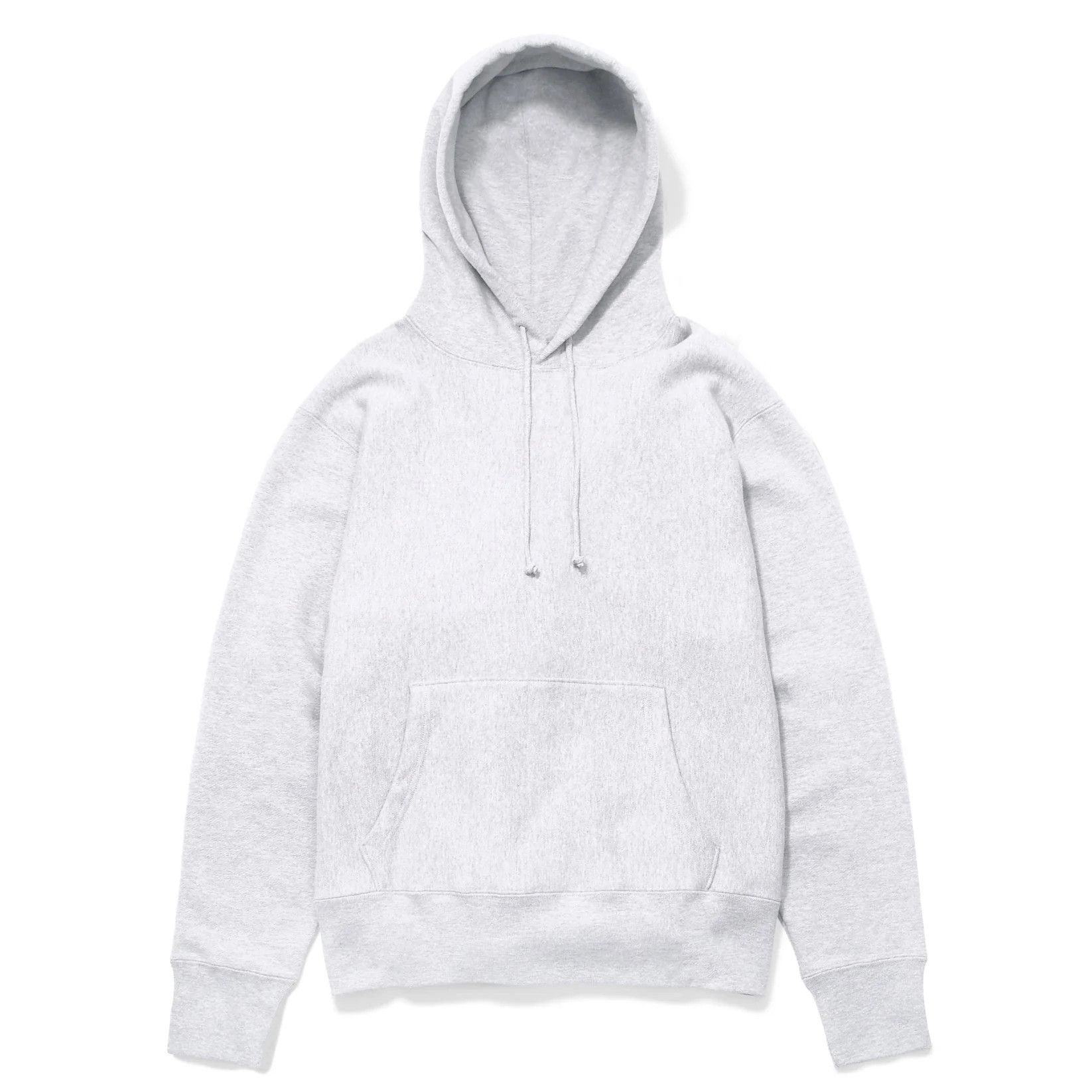 image of Aime Leon Dore (House Of Blanks) Relaxed Fit Pullover Hooded Sweatshirt in Ash White (Size Large)