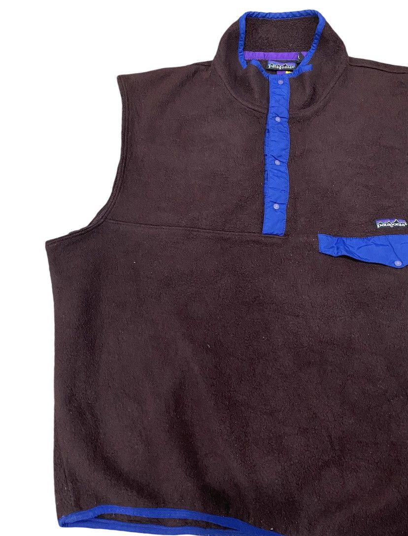 Patagonia × Vintage Vintage Patagonia Zipper Ups Fleece Vest Jacket Size US XL / EU 56 / 4 - 3 Thumbnail