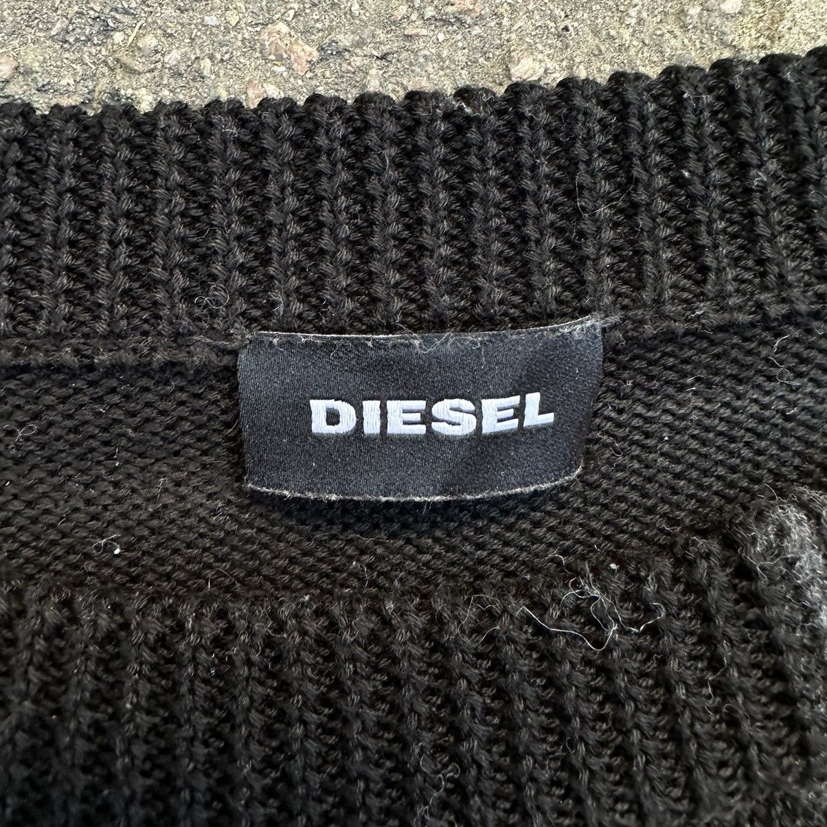 Diesel Luxury Diesel Sweater Knitsweater 90s Y2K Big Logo Custom Size US XL / EU 56 / 4 - 7 Thumbnail