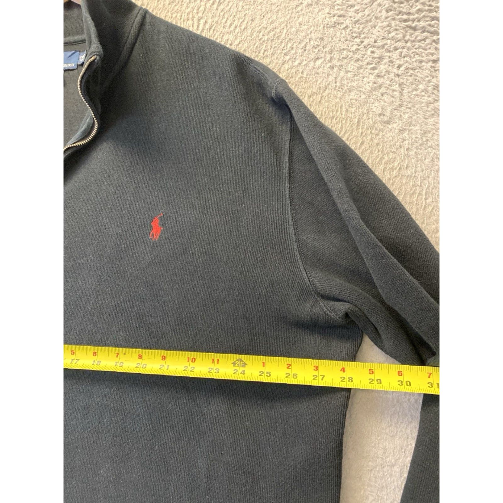 Polo Ralph Lauren Polo Ralph Lauren Sweater Men’s XXL Black Red Pony 1/4 Zip Mens Size US XXL / EU 58 / 5 - 5 Thumbnail