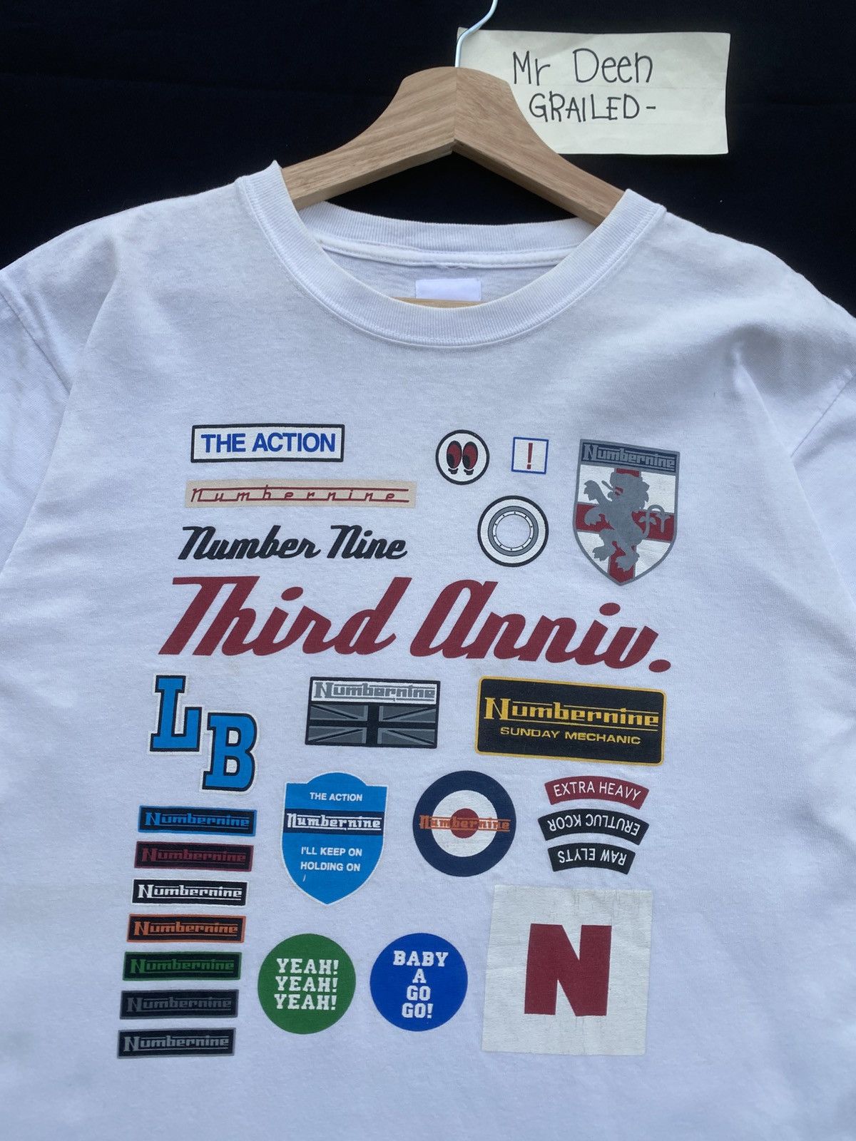 Number (N)ine Rare Takahiromiyshita Number Nine Third Anniversary Tshirt Size US S / EU 44-46 / 1 - 8 Thumbnail