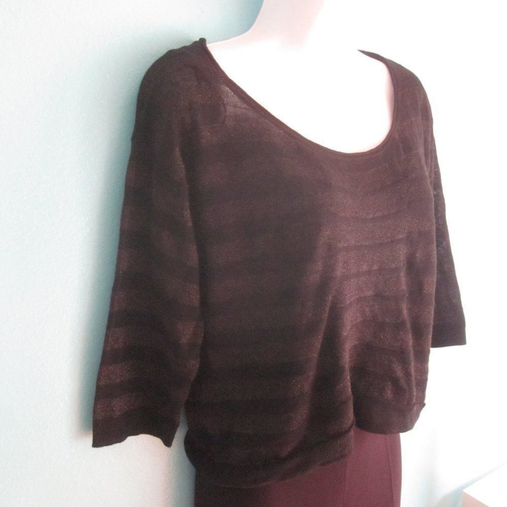 Other Missa Cotton Sweater Black Tonal Stripe Size S Size S / US 4 / IT 40 - 6 Thumbnail