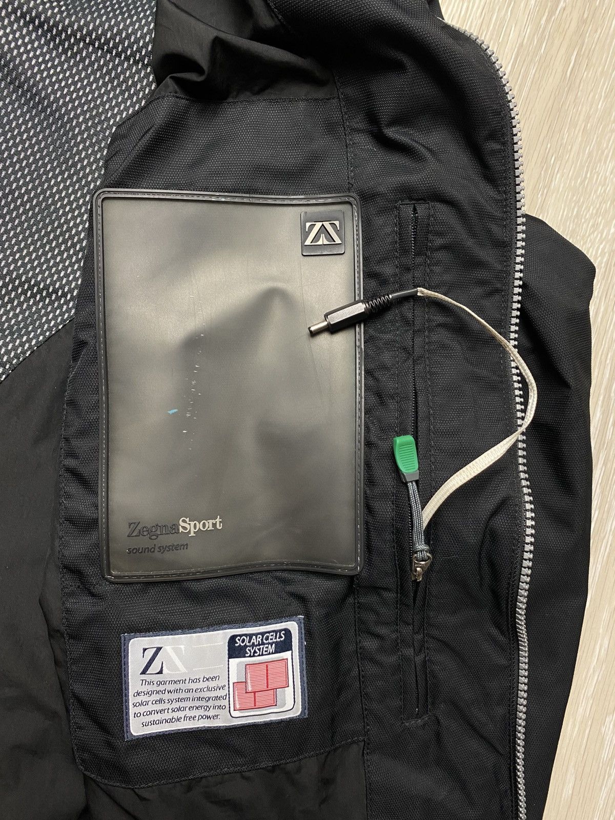Ermenegildo Zegna Zegna Sport Men's Black Tech Nylon Solar-JKT Jacket Size M Size US M / EU 48-50 / 2 - 4 Thumbnail