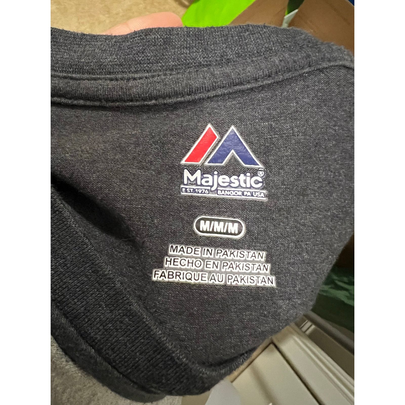 Majestic Colorado Rockies Team CR Graphic T-Shirt Top Gray Medium Top Size M / US 6-8 / IT 42-44 - 11 Thumbnail