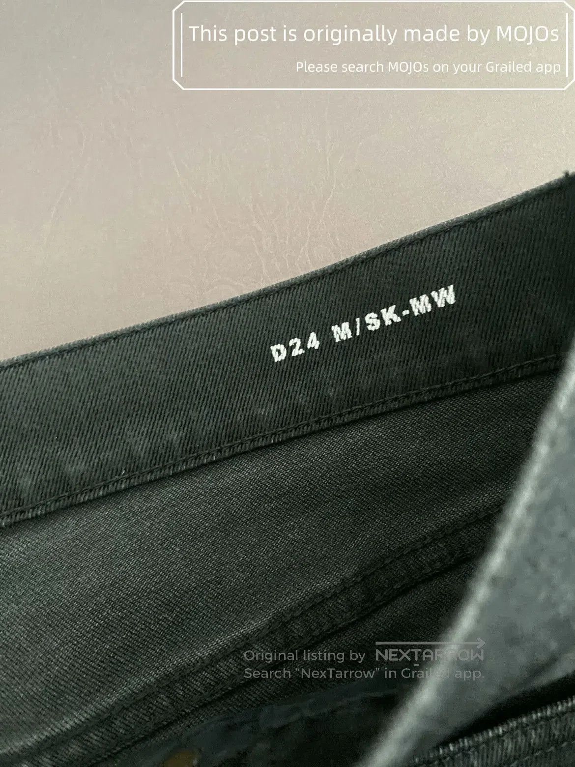 Saint Laurent Paris Sz 34 Saint Laurent Paris 20AW Washed Fading D24 Denim mojo Size US 34 / EU 50 - 5 Thumbnail