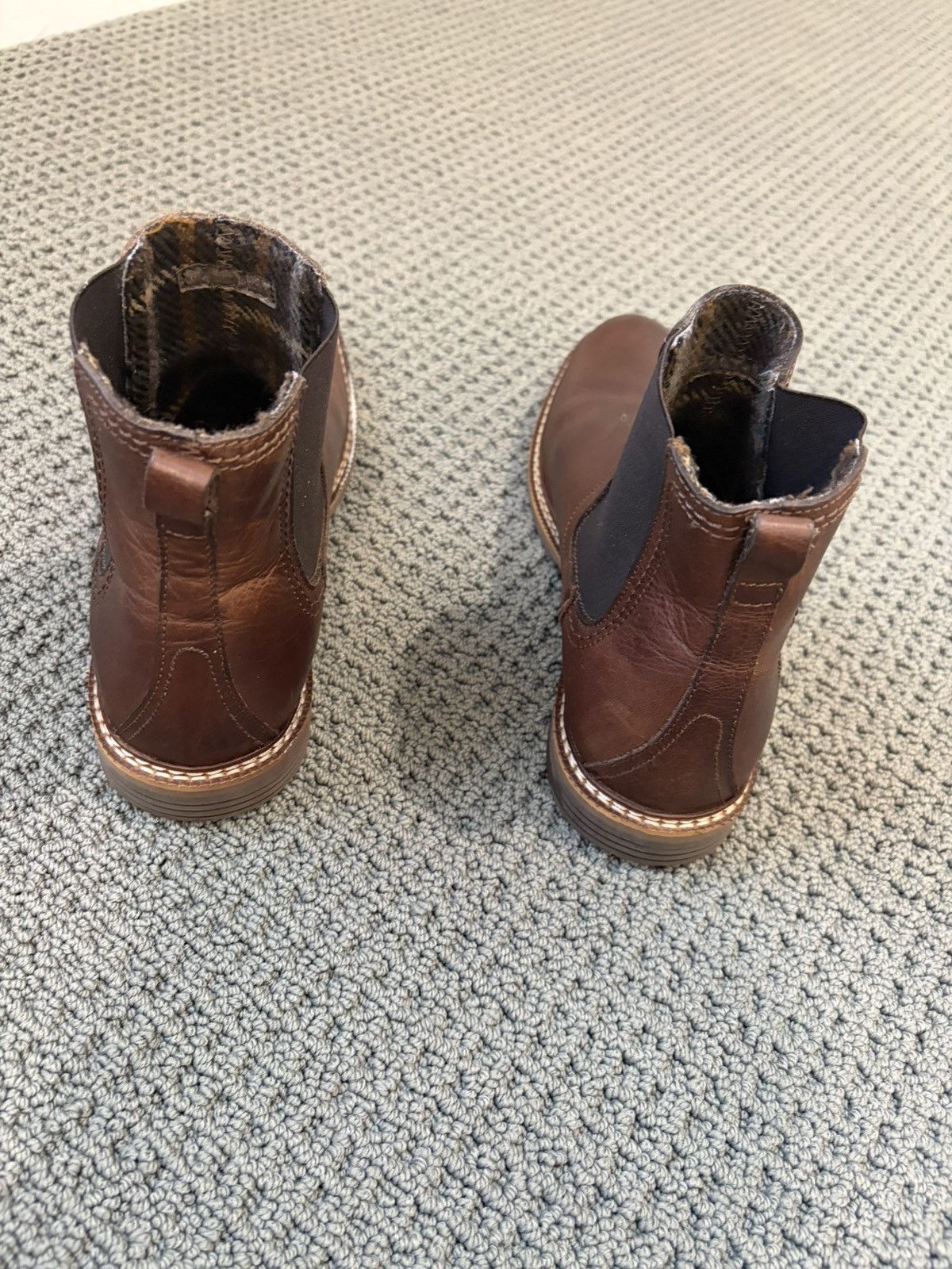 FatFace LNSU classic brown leather Chelsea boots brand new Size US 9.5 / EU 42-43 - 3 Thumbnail