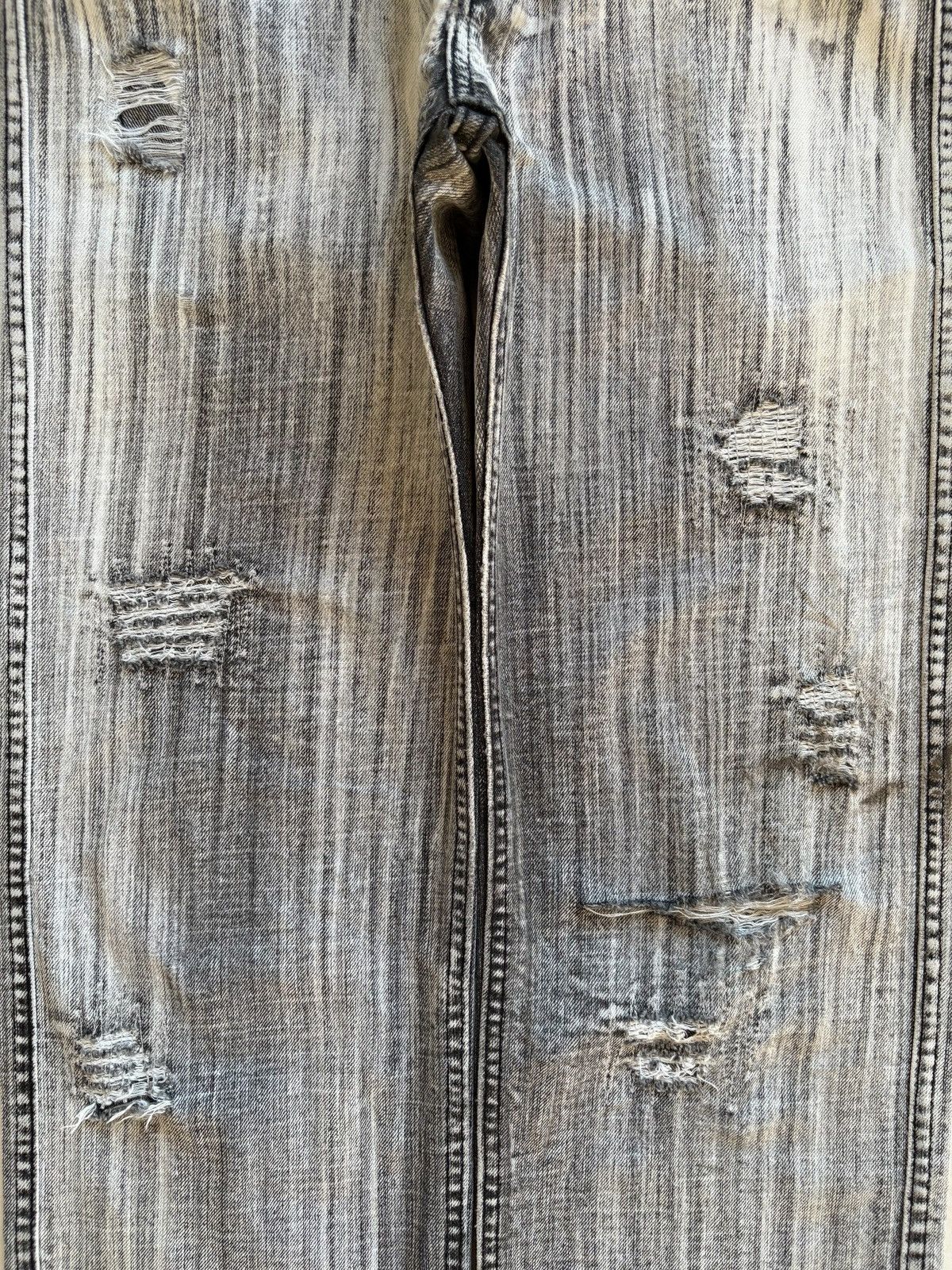 14th Addiction × Japanese Brand Vintage Japanese Brand Distressed Ripped Loose Jeans Size US 30 / EU 46 - 5 Thumbnail