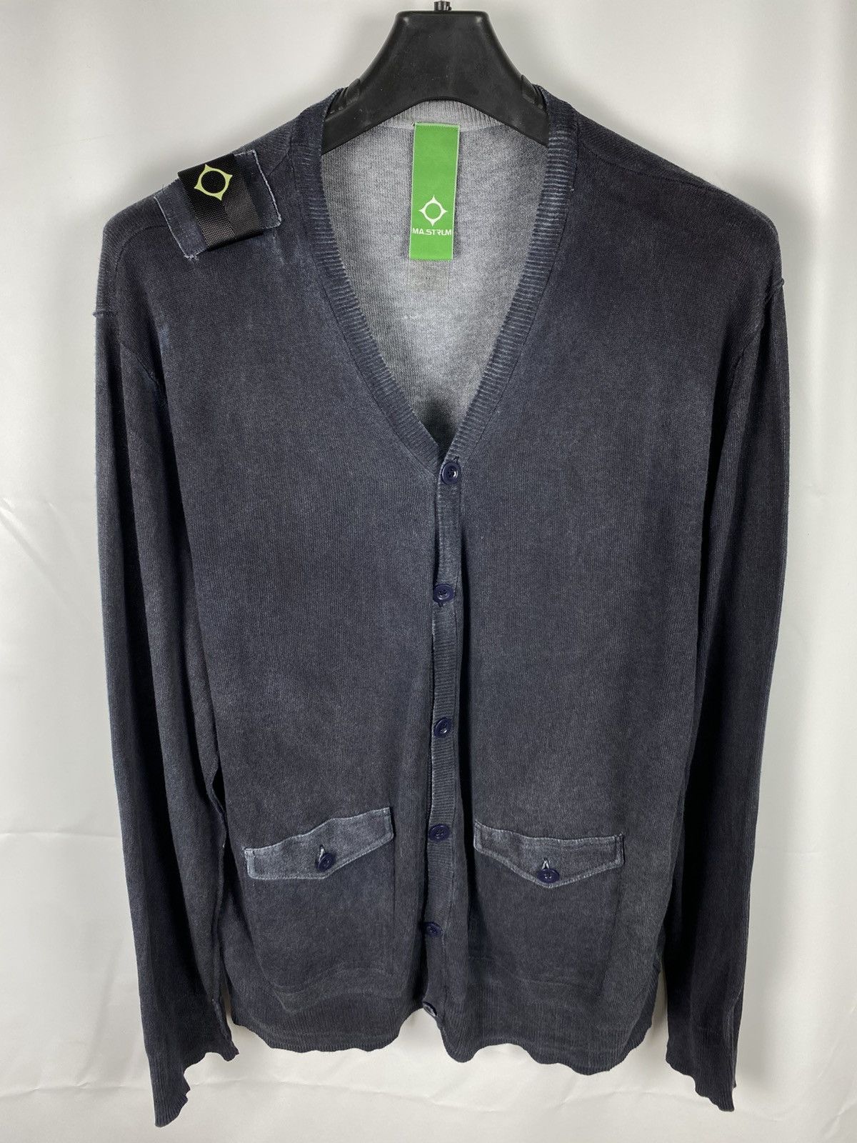 MA.STRUM Ma.Strum Cotton Garment Dyed Cardigan Button Front Size US XXL / EU 58 / 5 - 1 Thumbnail