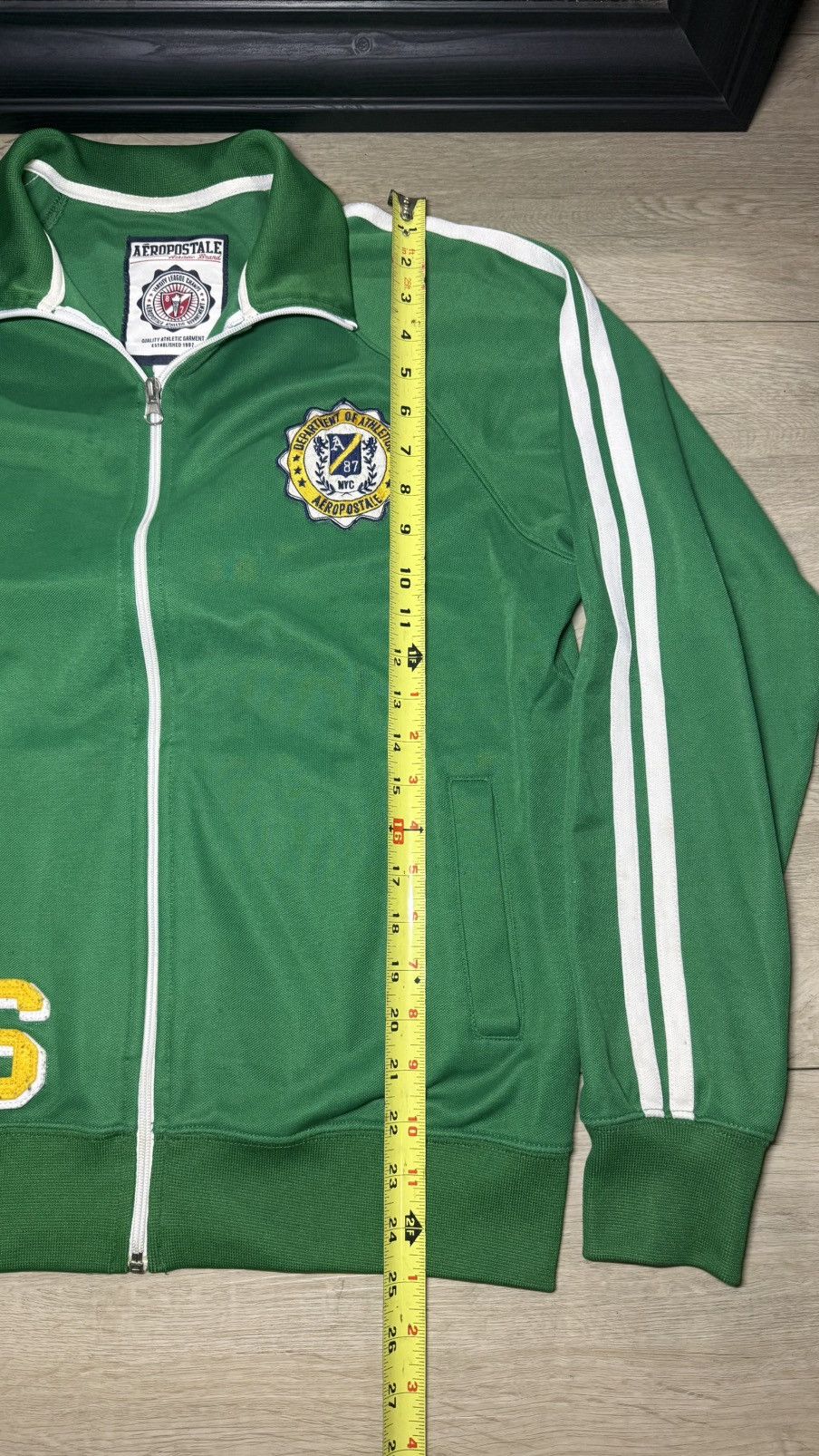Aeropostale Vintage 1990s Aeropostale Zip Up Track Patched Jacket Size US M / EU 48-50 / 2 - 4 Thumbnail