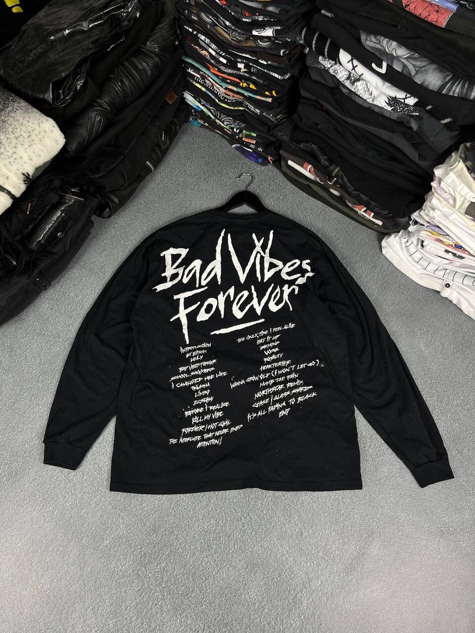 Rap Tees XXXTENTACION Bad Vibes Forever People Suck Longsleeve Size US XXL / EU 58 / 5 - 1 Thumbnail
