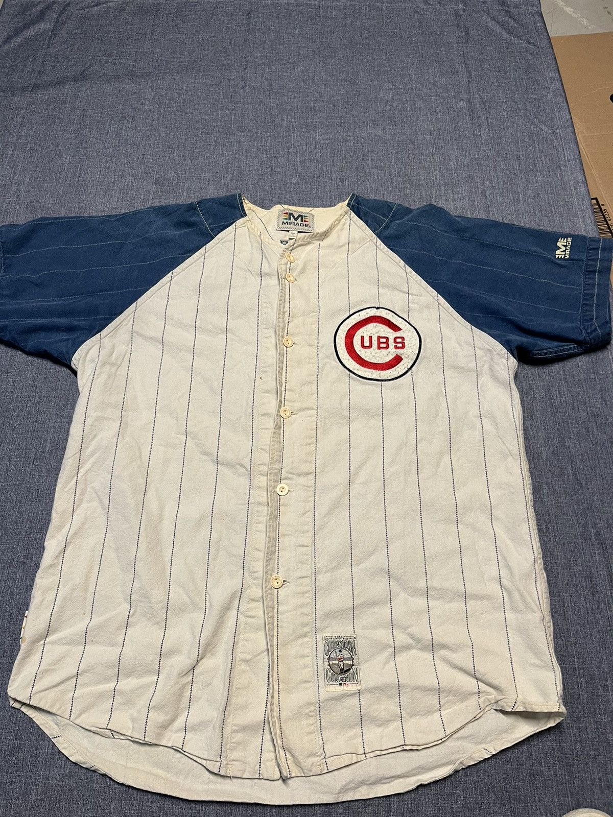 Mirage, Shirts, Mirage Mens Dark Blue Chicago Cubs Sammy Sosa 2 Baseball Mlb  Jersey Size Xl