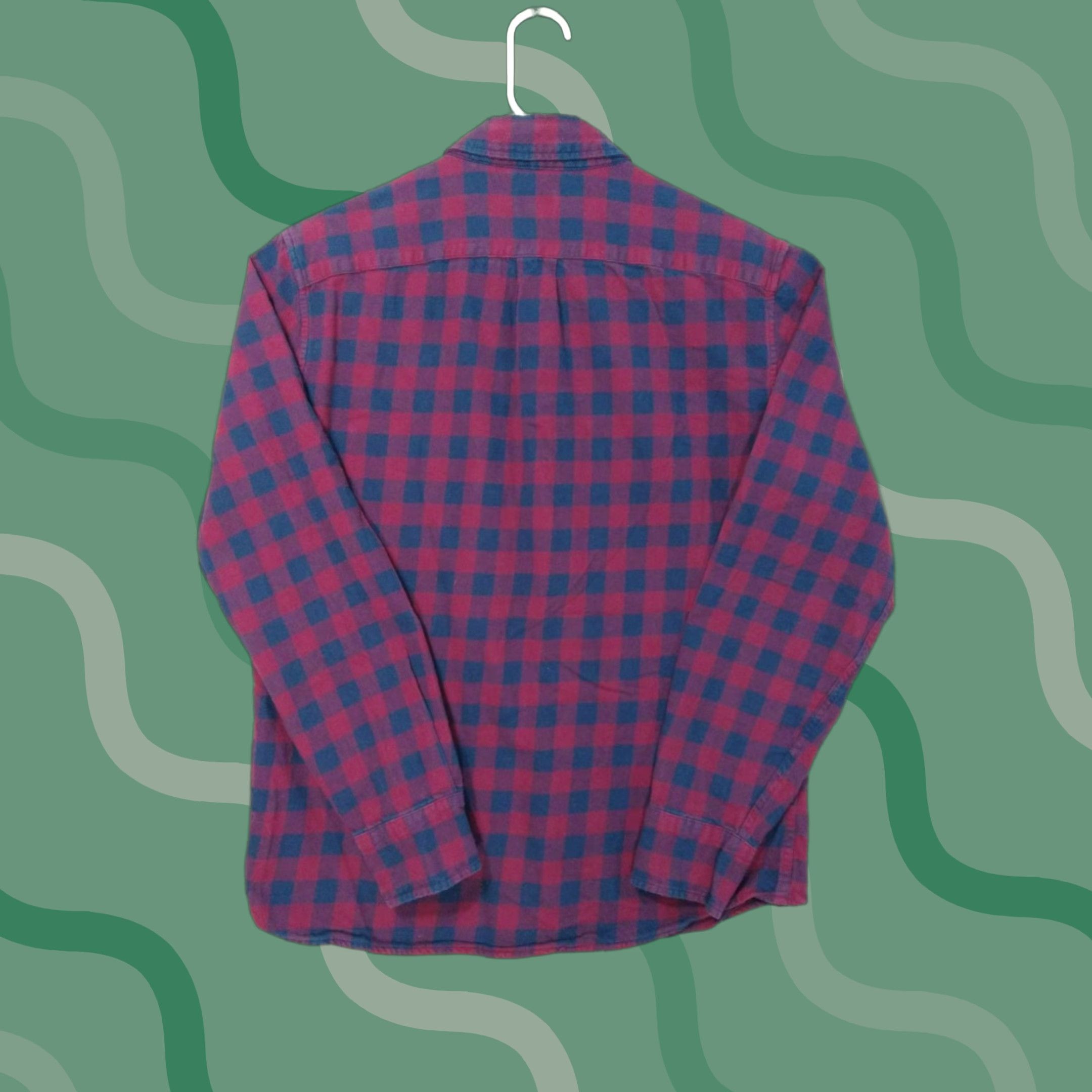 J.Crew J.CREW Shirt Mens Medium Red Plaid Cotton Flannel Slim Fit Long Sleeve Button-Up Collar Shirt Mens Size US M / EU 48-50 / 2 - 1 Thumbnail