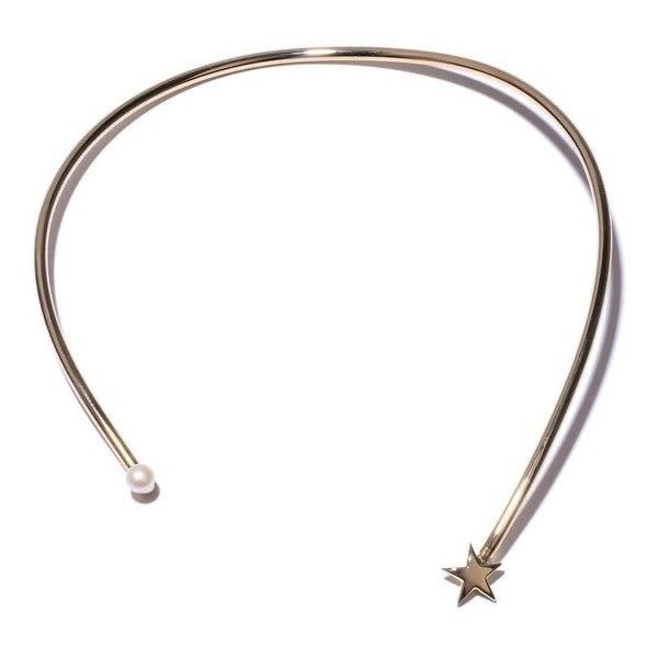 Pamela Love PAMELA LOVE Star Age Pearl Collar 10K Gold Choker Brass Size ONE SIZE - 1 Thumbnail