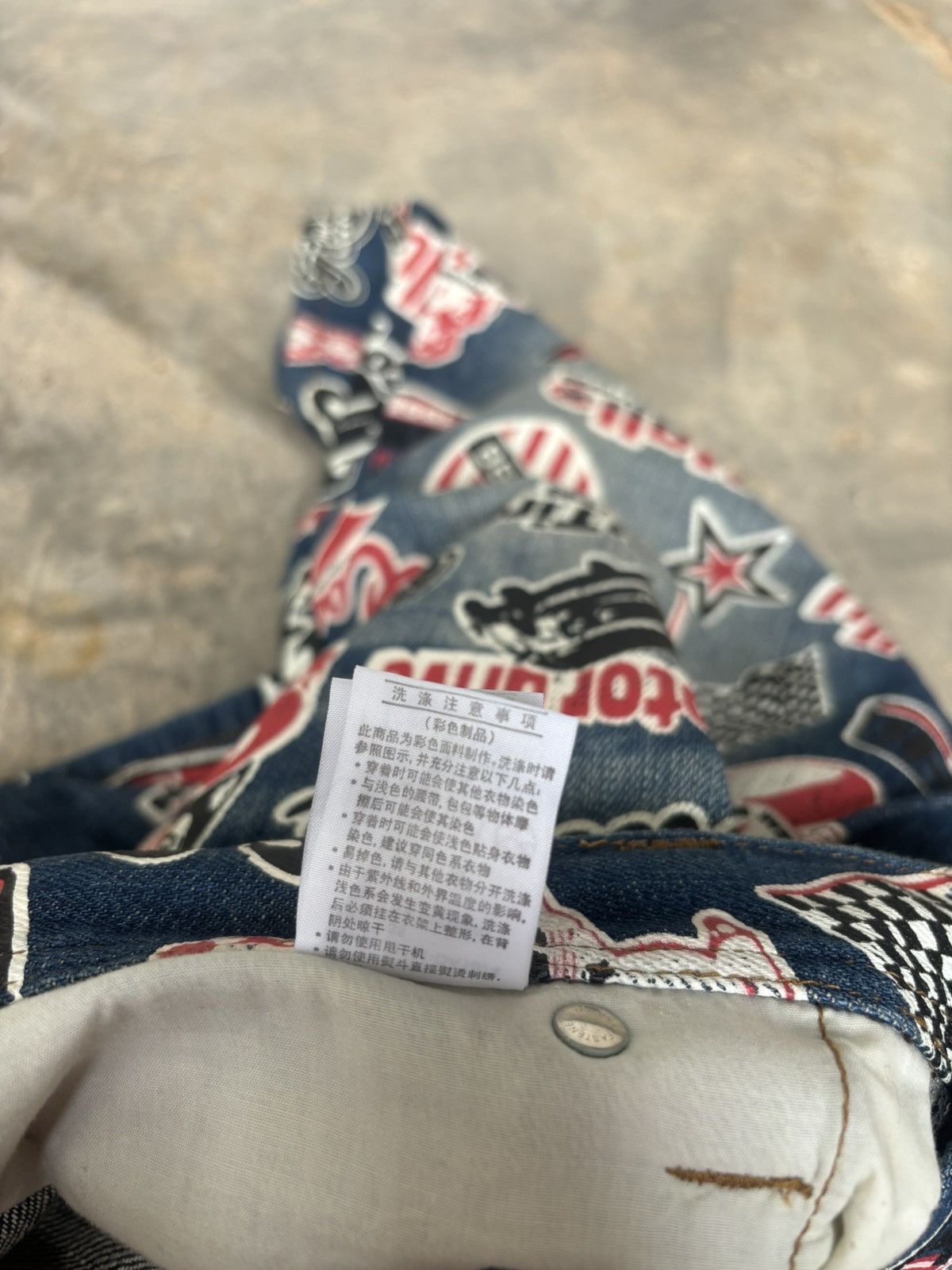 Hysteric Glamour × Japanese Brand Y2k Hysteric Glamour Style Legitimate Denim Full Print Size US 34 / EU 50 - 8 Thumbnail