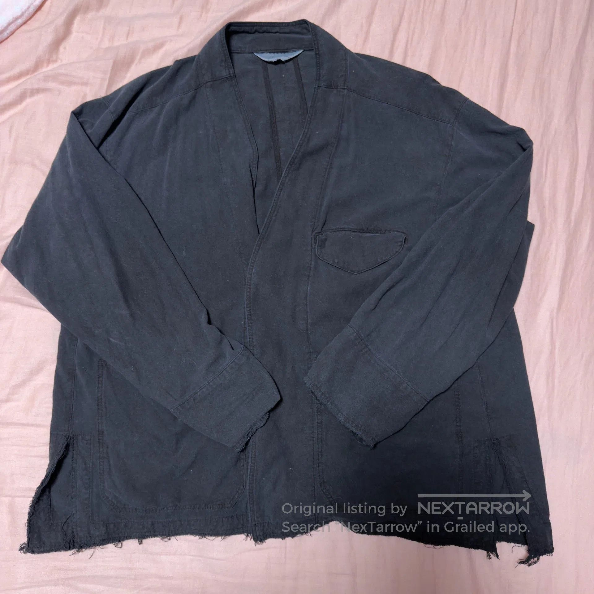 ANACHRONORM ANCELLM Distressed Cardigan Jacket. Size US S / EU 44-46 / 1 - 1 Thumbnail