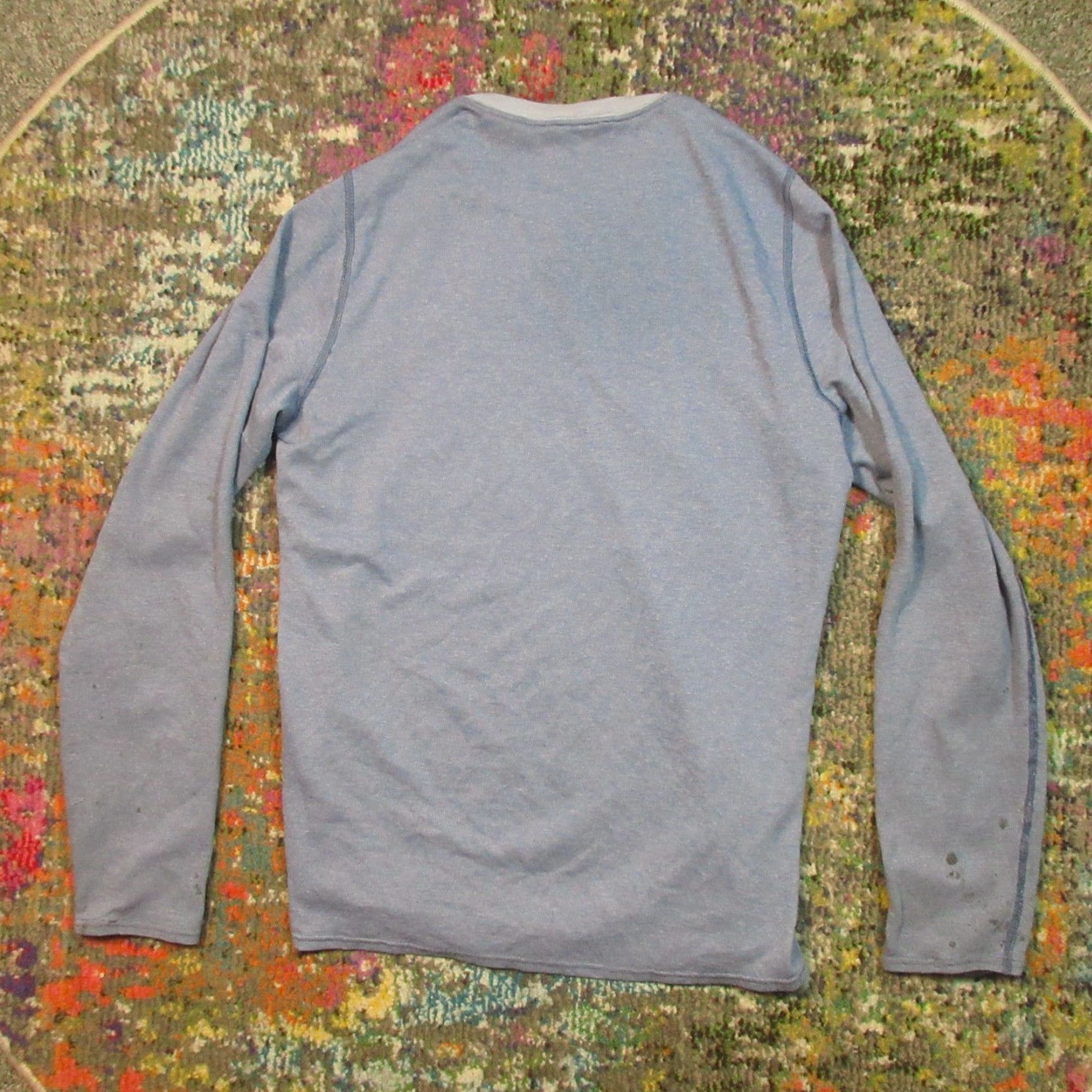Patagonia Patagonia Shirt Mens L Blue Capilene 2 Lightweight Long Sleeve Base Shirt Crew Neck Regular Fit Logo Pocketless Distressed? Size US L / EU 52-54 / 3 - 2 Thumbnail