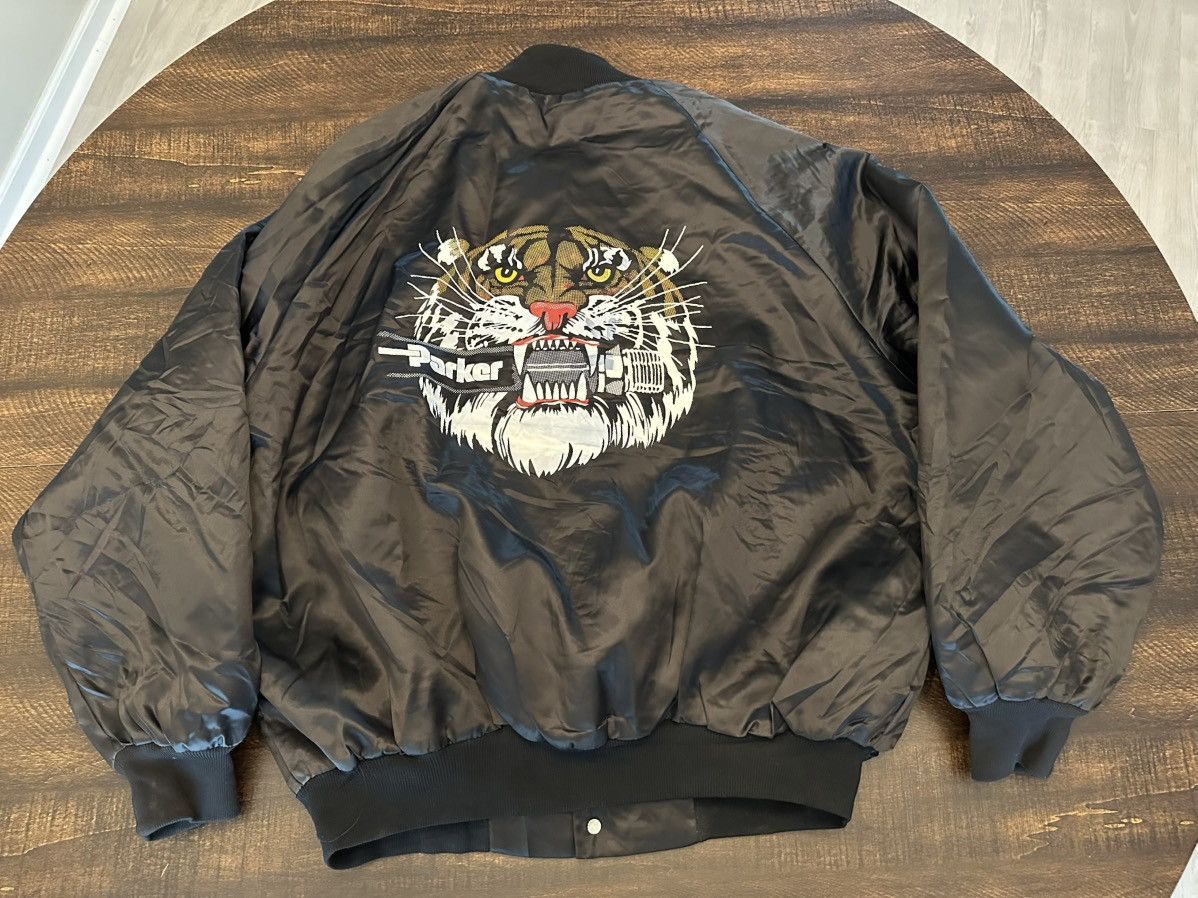 Other VTG Parker Hose & Fitting Tiger Men’s Satin Jacket-USA-2XL Size US XXL / EU 58 / 5 - 1 Thumbnail