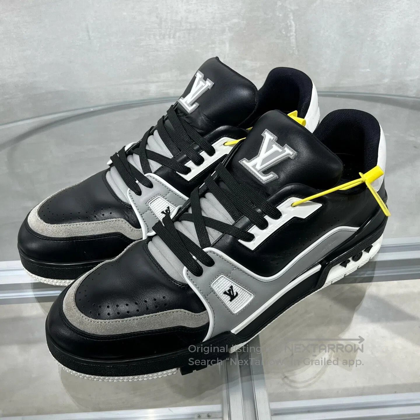 Louis Vuitton Louis Vuitton Trainer Black Cement shoes Size US 10.5 / EU 43-44 - 1 Thumbnail