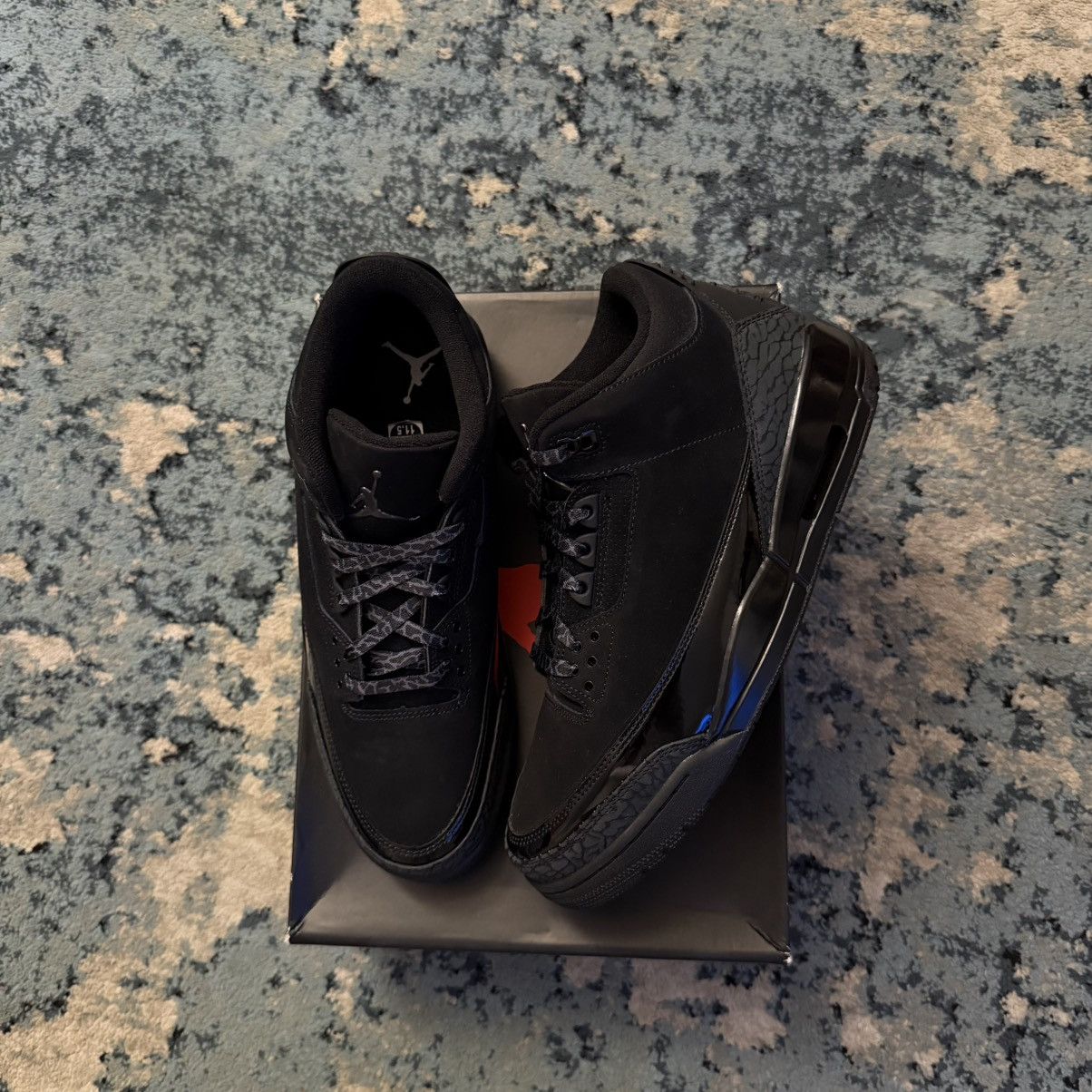 Air Jordan 3 Retro 2025 Black Cat Size 11.5 Brand New Og All