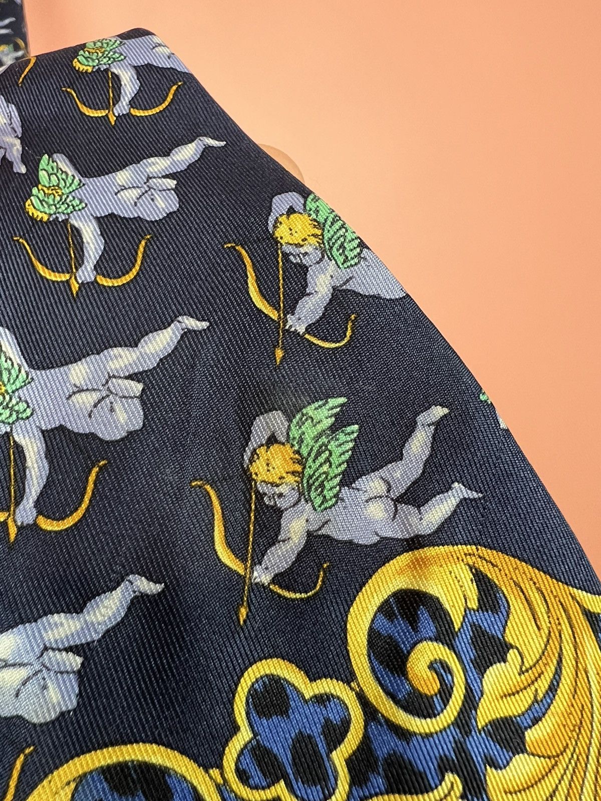 Versace Jeans Couture Giani Versace tie silk luxury rich casual Size ONE SIZE - 3 Thumbnail