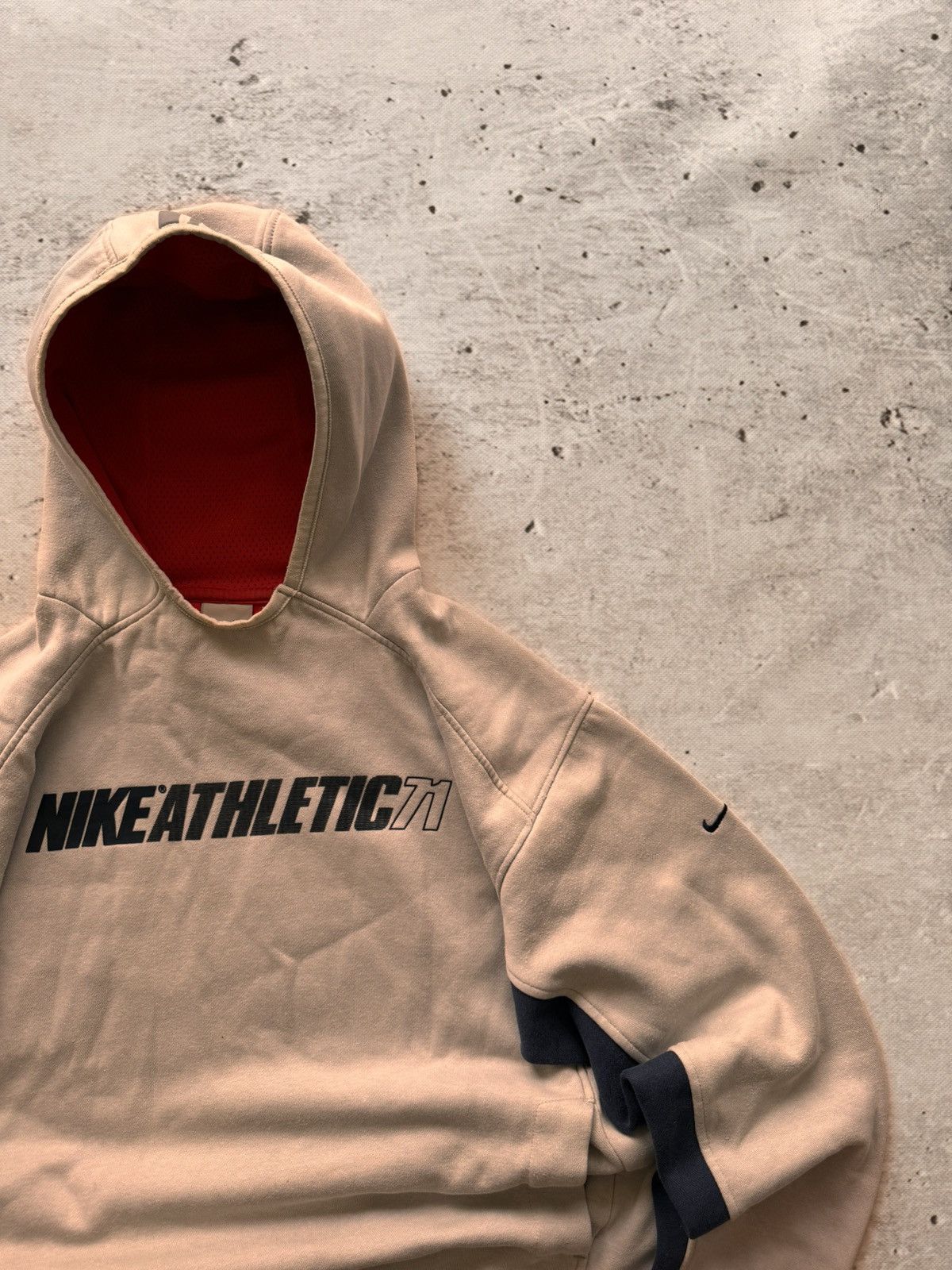 Nike × Vintage NIKE VINTAGE CENTER LOGO OVERSIZE BOXY HOODIE Size US L / EU 52-54 / 3 - 3 Thumbnail