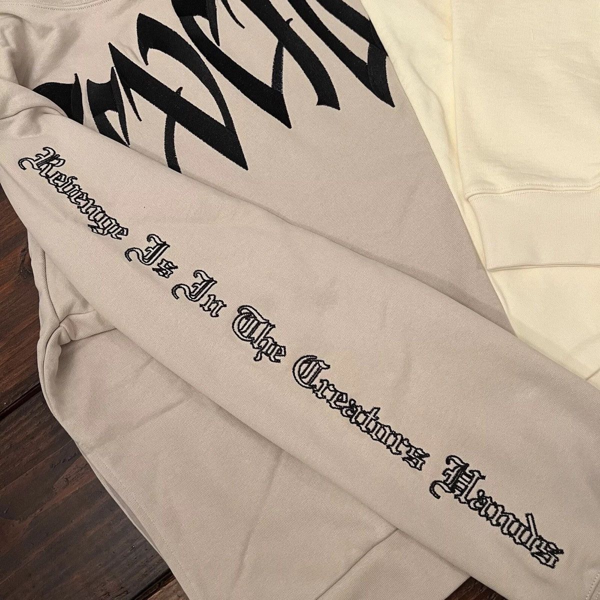 Revenge Revenge Archive Embroidered Split Arch Hoodie Size US XL / EU 56 / 4 - 4 Thumbnail
