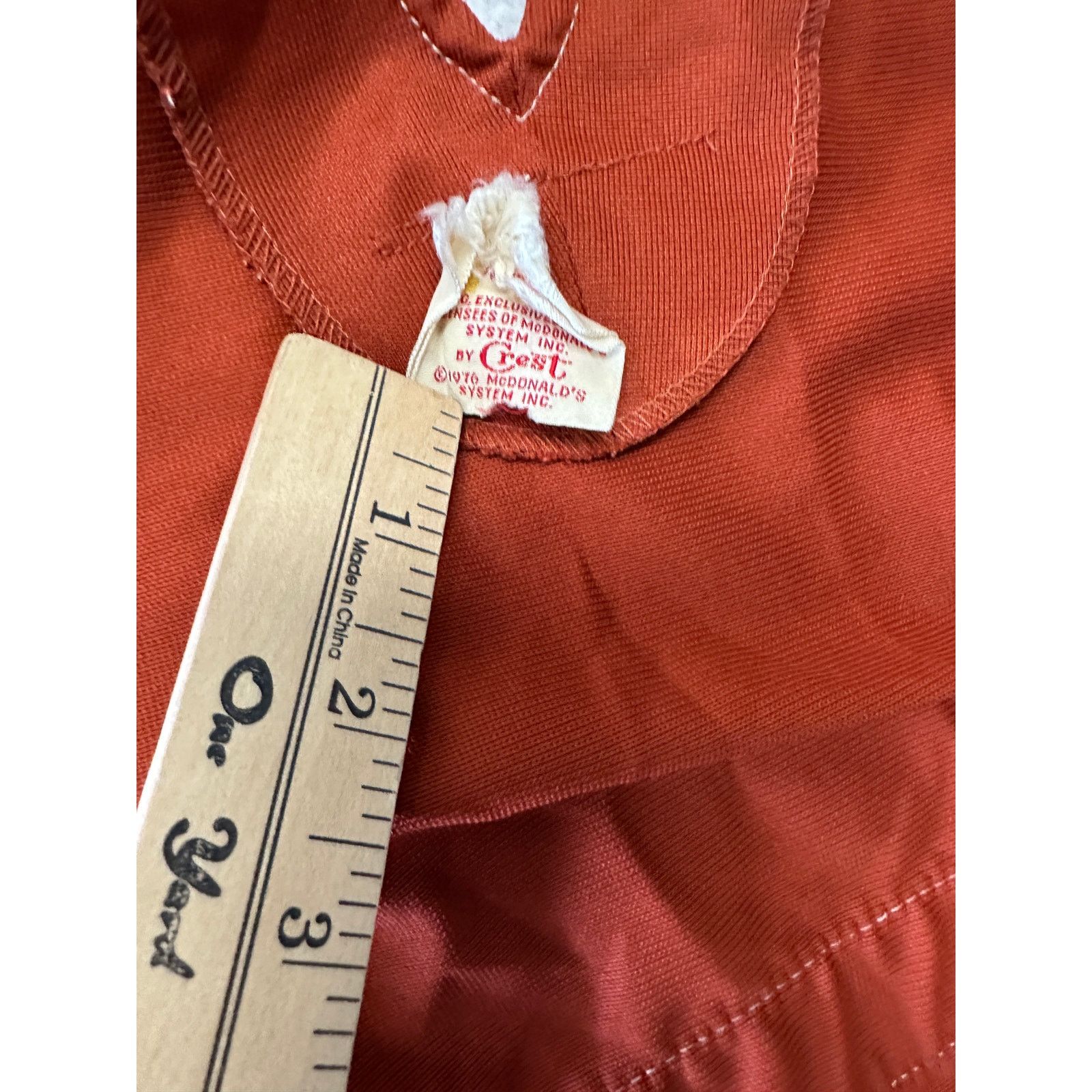 Other Vintage 1976 McDonald Employed Uniform Pants 30 and Apron Size US 30 / EU 46 - 14 Thumbnail