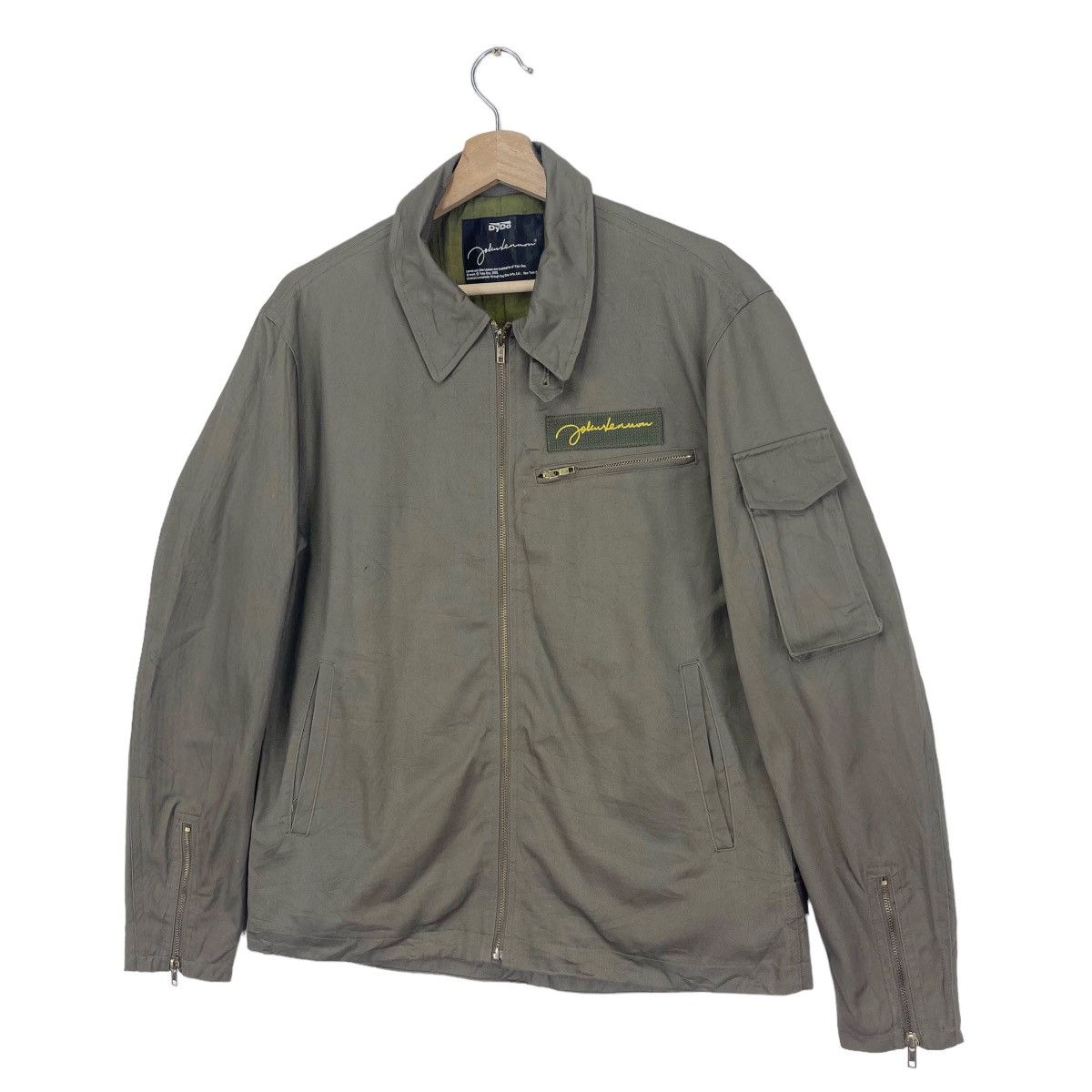 Vintage Vintage 00s John Lennon Military Yoko Ono Art Jacket Size US M / EU 48-50 / 2 - 2 Thumbnail