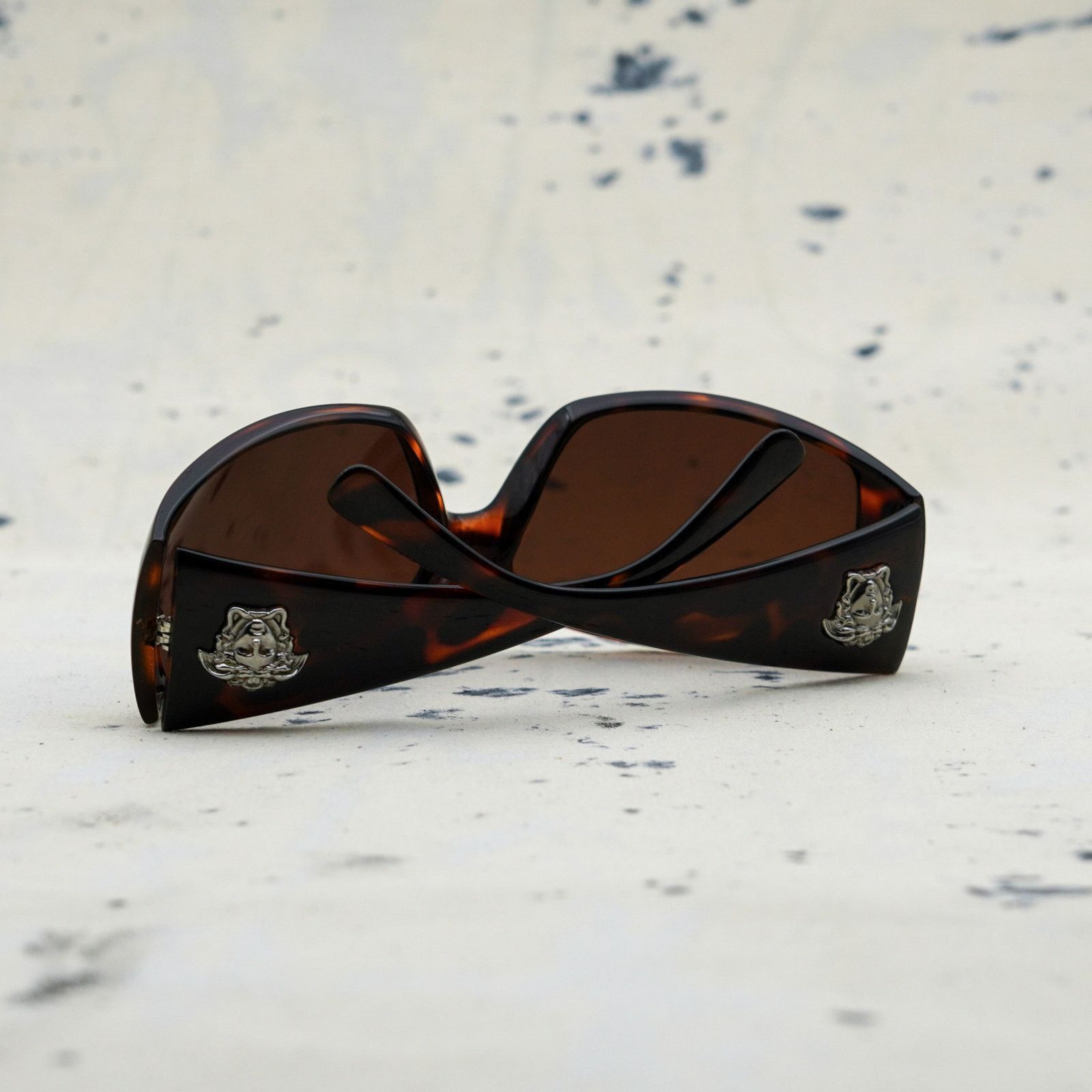 Versace Vintage versace medusa logo tortoiseshell y2k sunglasses Size ONE SIZE - 7 Thumbnail