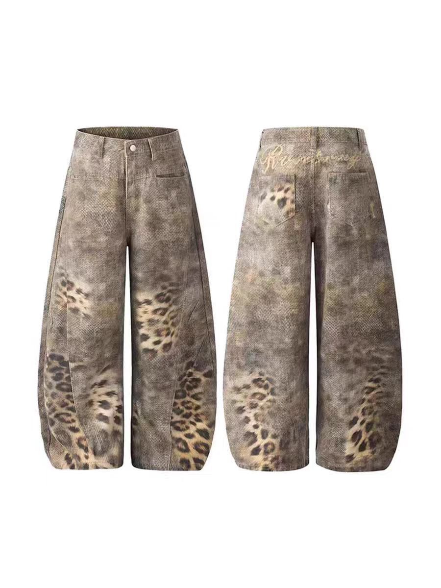 Other Post-apocalyptic-style leopard-print distressed jeans Size US 30 / EU 46 - 8 Thumbnail