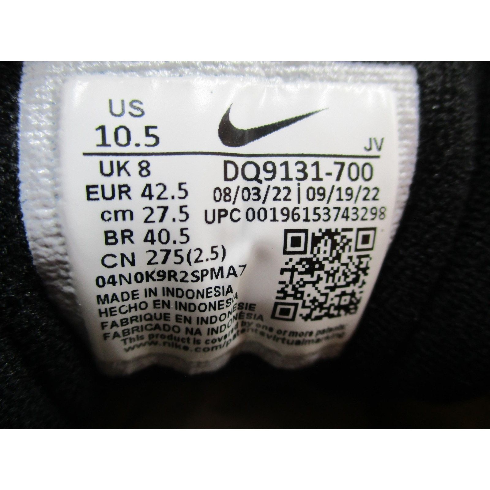 Nike Nike Air Max 97 OG Shoes Wm Sz 10.5 Metallic Gold DQ9131-700 Size US 10.5 / IT 40.5 - 8 Thumbnail