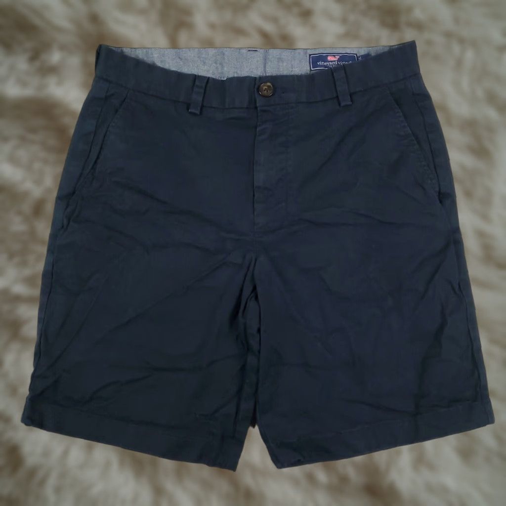 Vineyard Vines VINTAGE Vineyard Vines Shorts Men Size 30 Blue Flat Front Chino Casual Classic Preppy Size US 30 / EU 46 - 1 Thumbnail