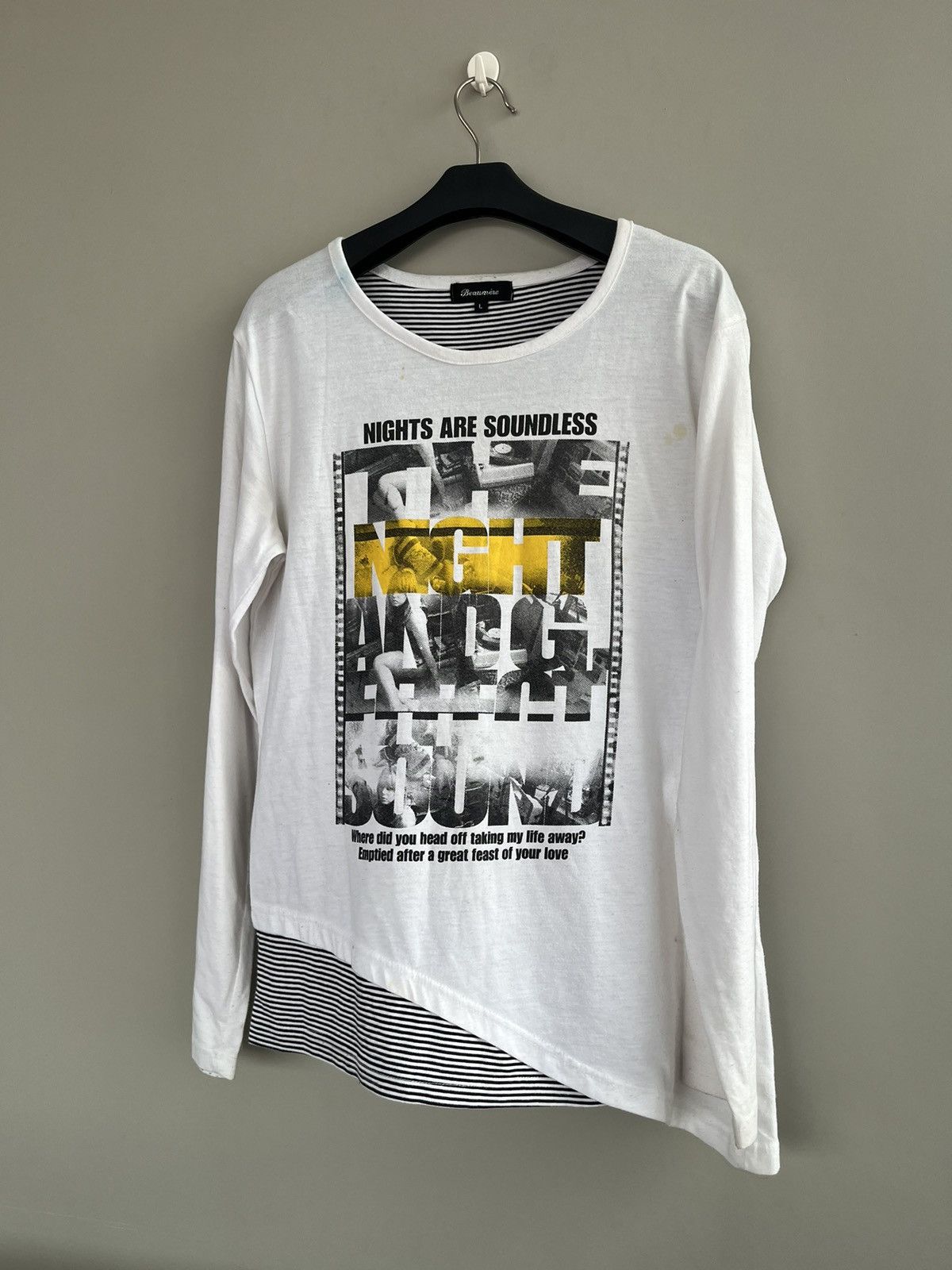 14th Addiction × KMRii × Yasuyuki Ishii BEAUMERE MAGAZINE GIRL DOUBLE LAYER SEDITIONARIES PUNK STYLE Size US M / EU 48-50 / 2 - 12 Thumbnail