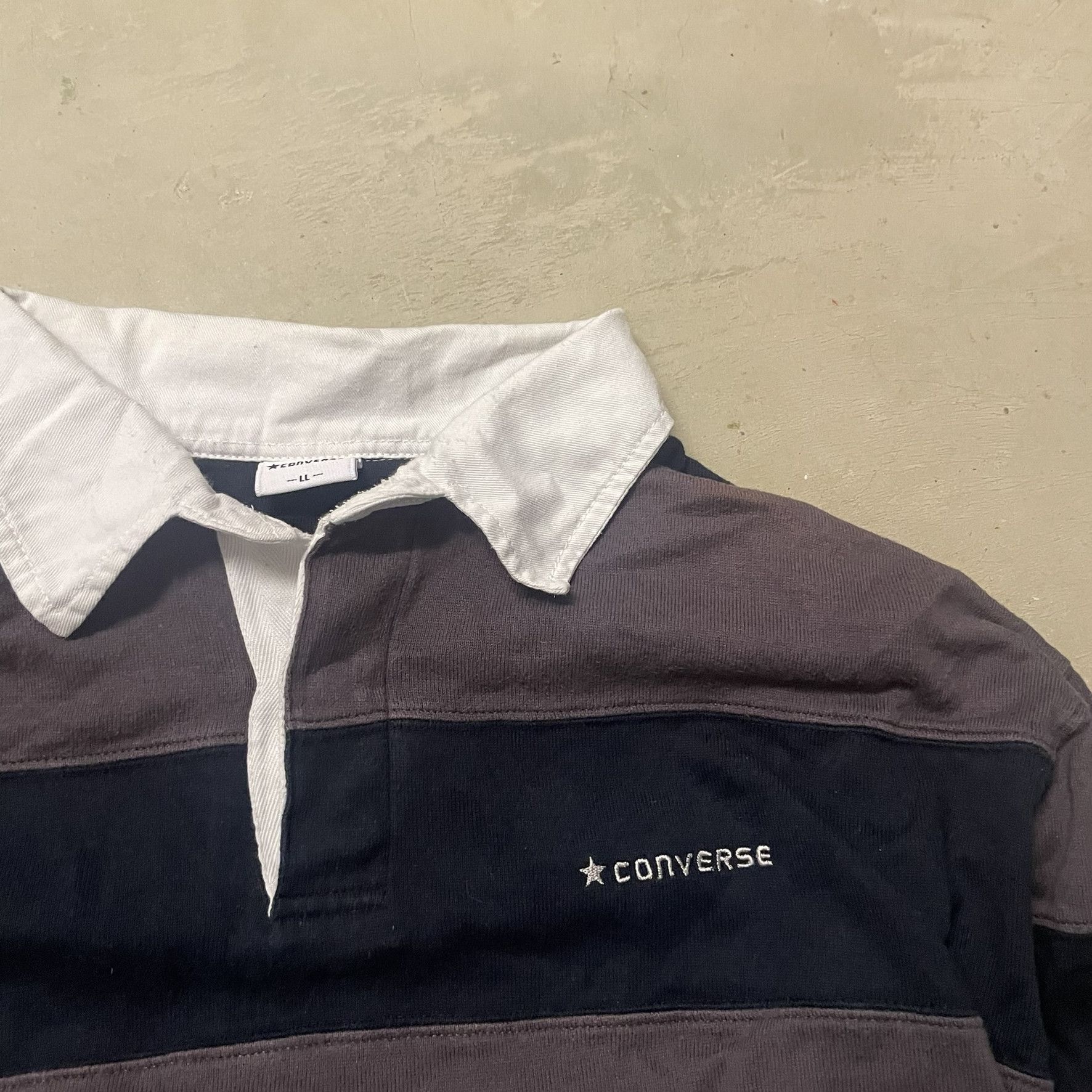 Converse Vintage Converse Polo Hoodie Size US L / EU 52-54 / 3 - 2 Thumbnail