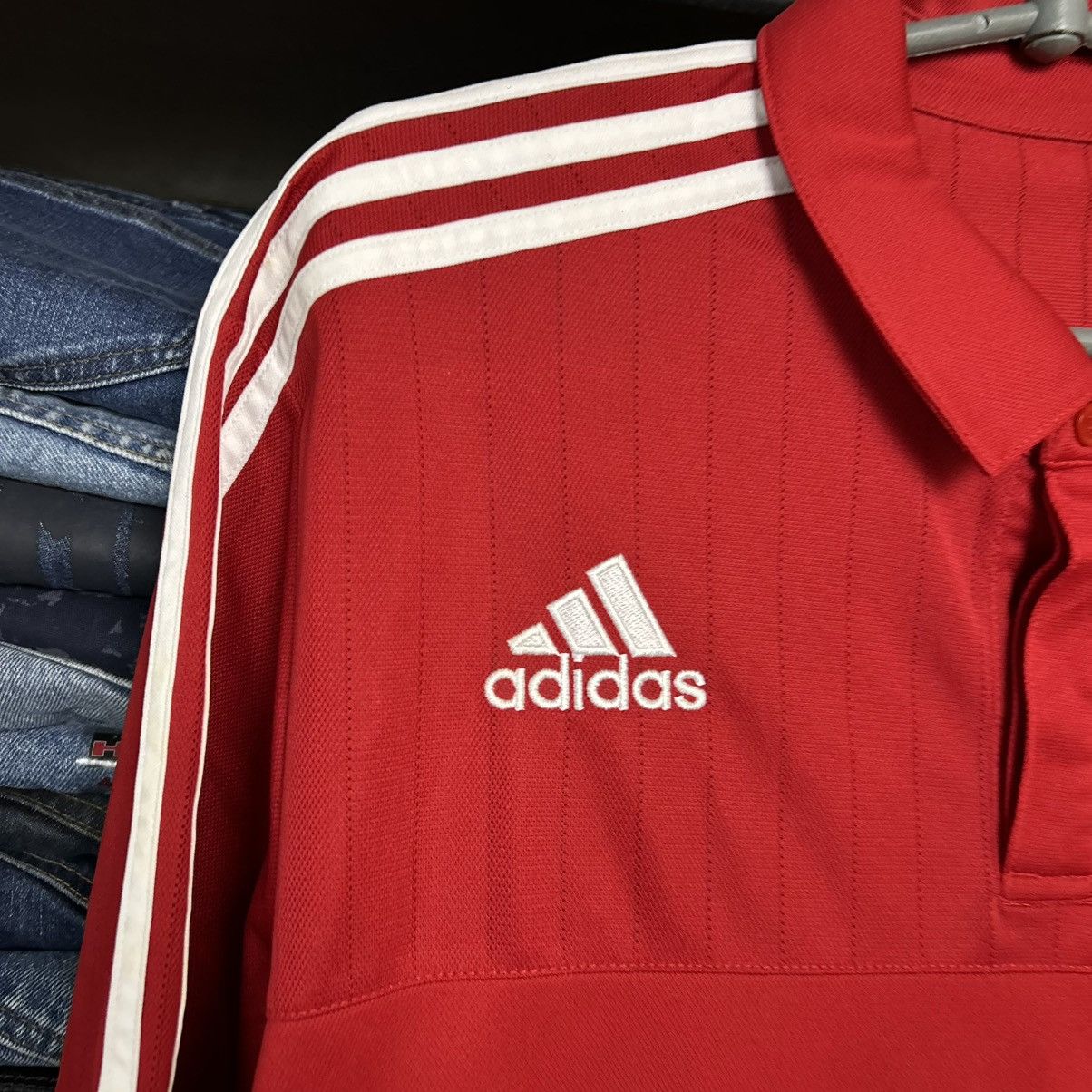 Adidas Mens Adidas Wales Training soccer polk size XL Size US XL / EU 56 / 4 - 3 Thumbnail
