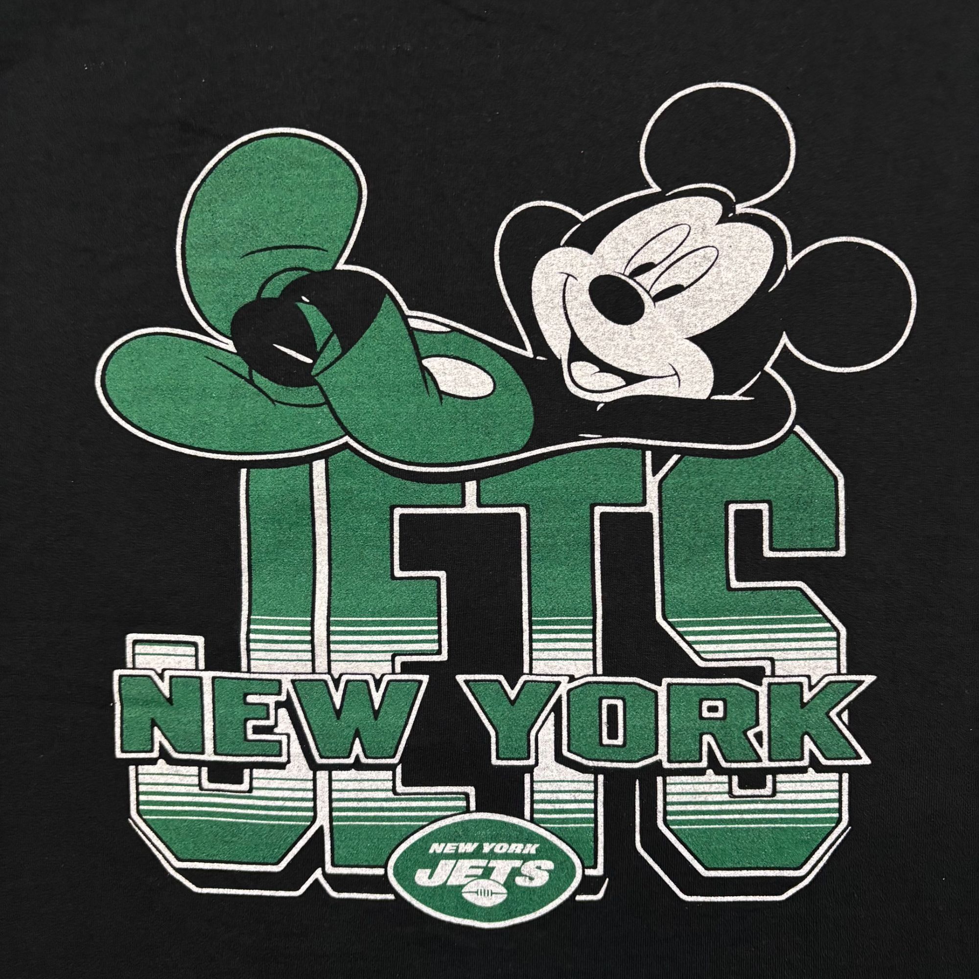 NFL Disney Mickey Mouse x NFL AFC East New York Jets Tee L Size US L / EU 52-54 / 3 - 2 Thumbnail