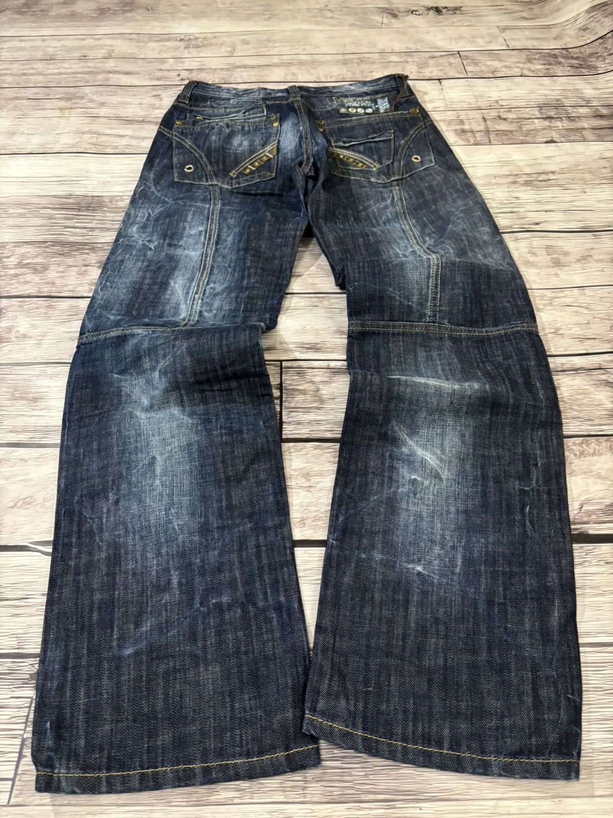 If Six Was Nine × Japanese Brand × Vintage Vintage Rick Owens Junya Watanabe Style Washed Jeans Size US 30 / EU 46 - 5 Thumbnail