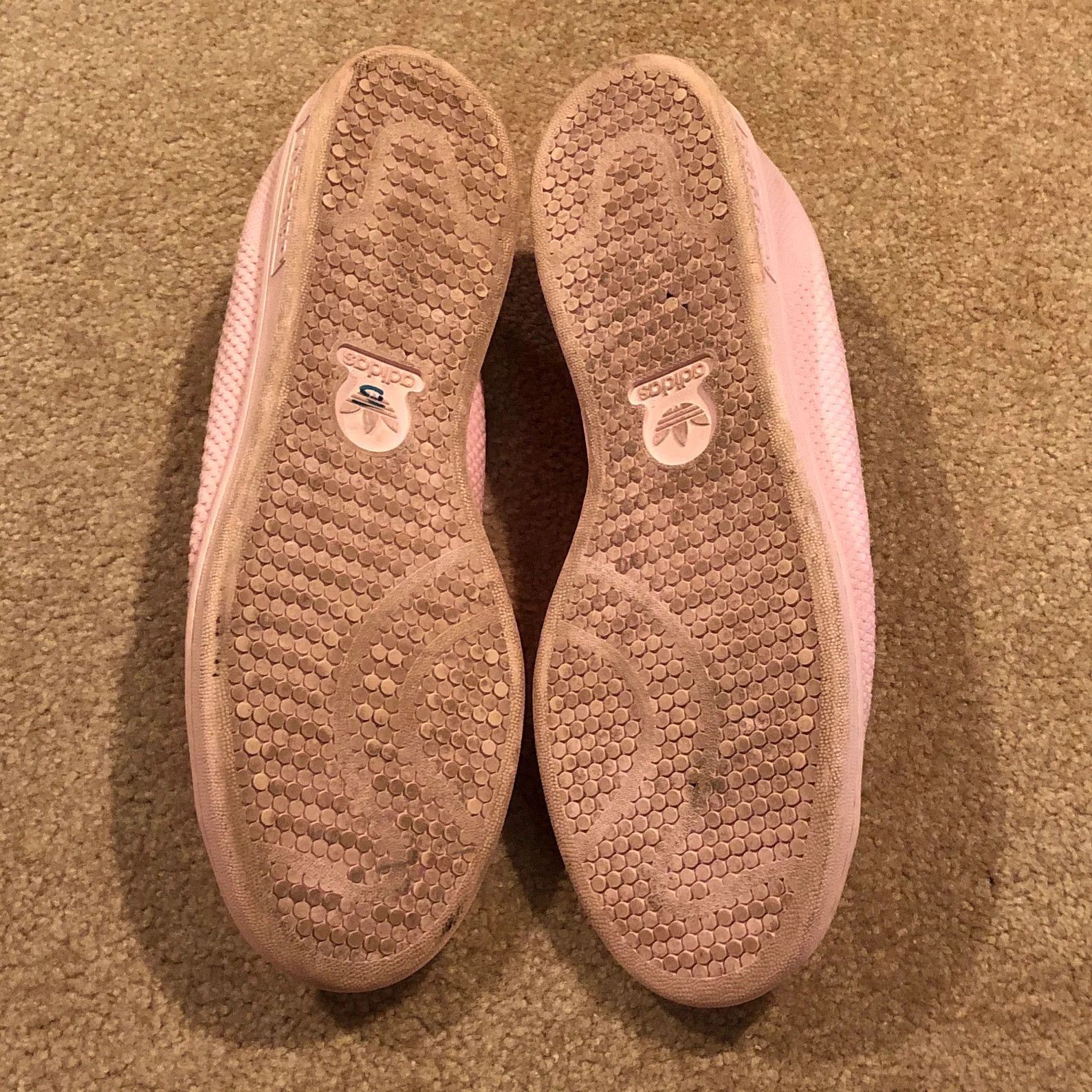 Adidas 2016 Stan Smith Primeknit Monochrome Pack Pink Size US 12 / EU 45 - 7 Thumbnail