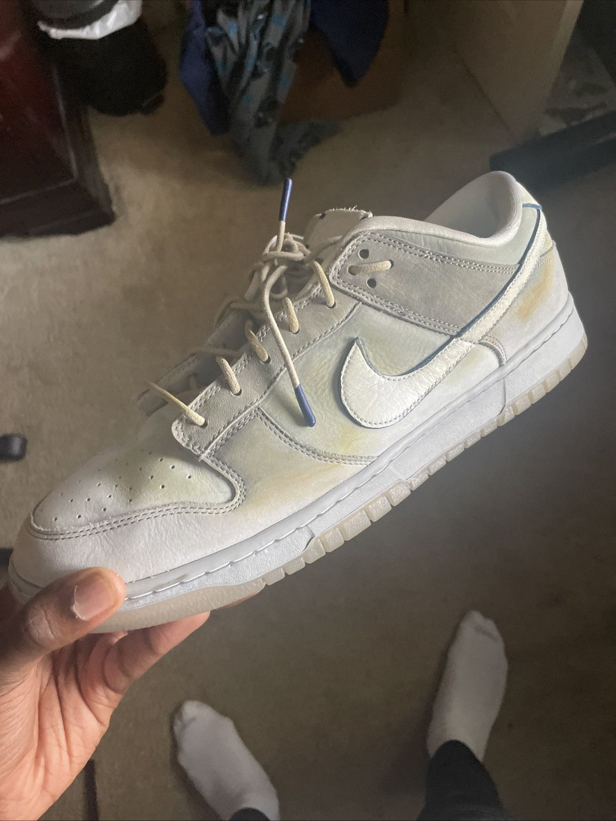 Nike Nike Dunk Low Wolf Grey Pure Platinum Size 14 Size US 14 / EU 47 - 10 Thumbnail